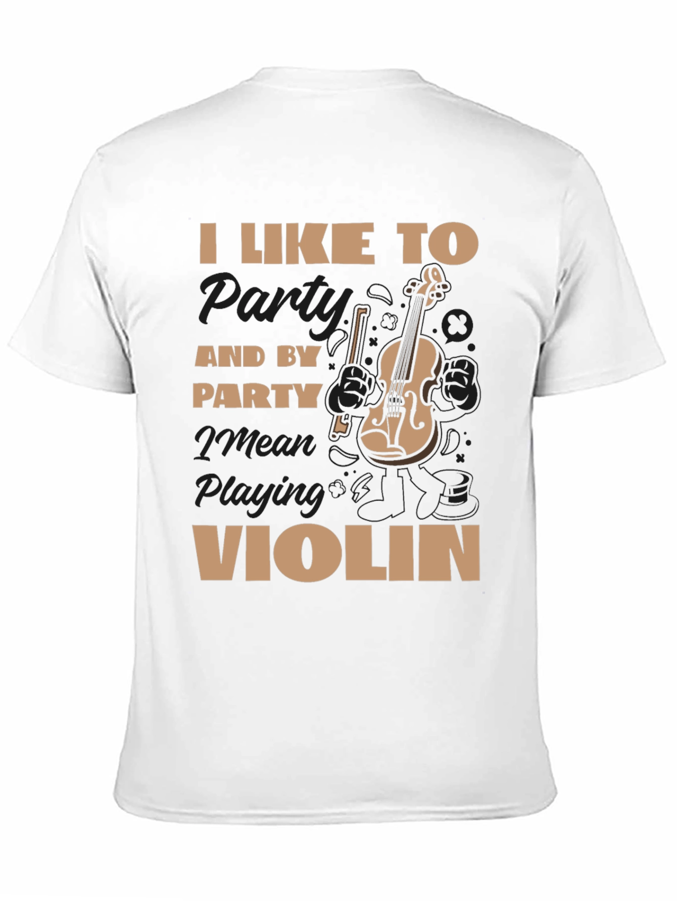 I Like To Party Violin T-Shirt