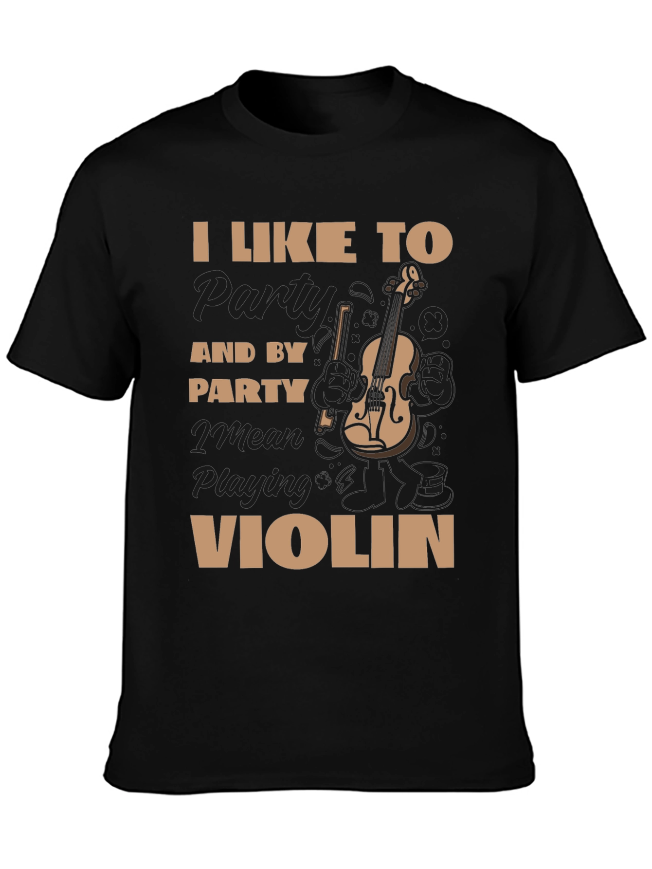 I Like To Party Violin T-Shirt