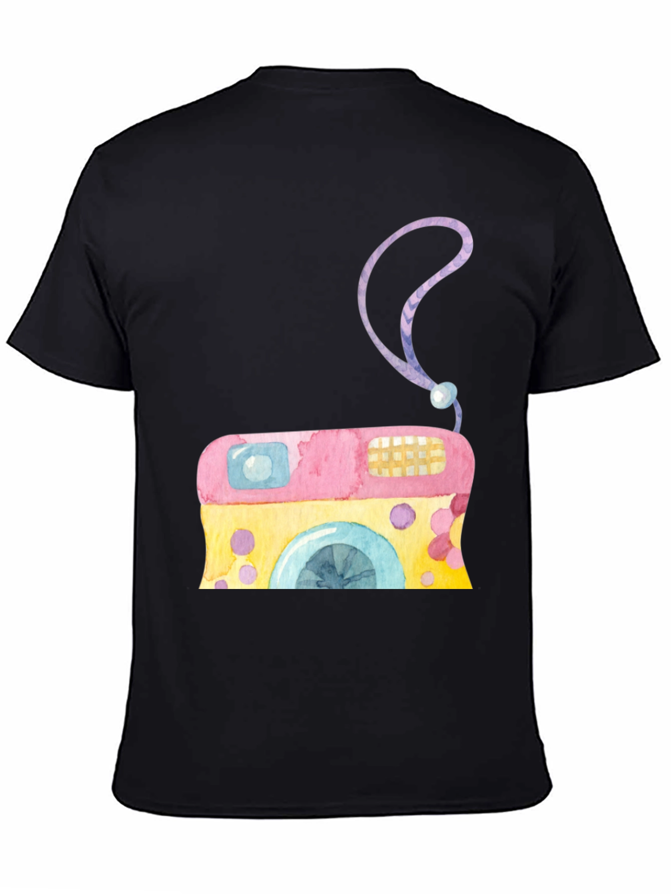 Watercolor Camera Graphic Tee