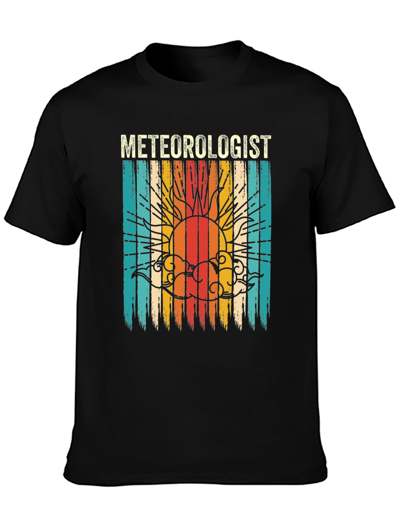 Retro Meteorologist T-Shirt - Weather Lover Tee