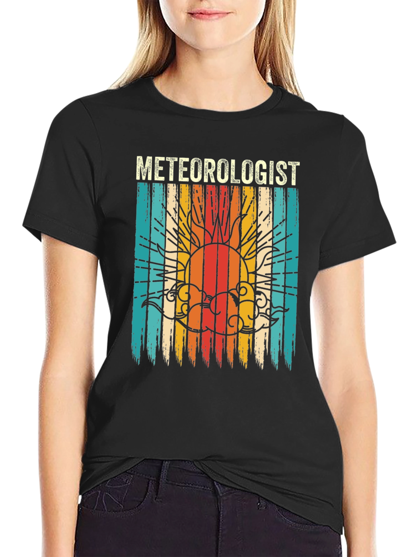 Retro Meteorologist T-Shirt - Weather Lover Tee