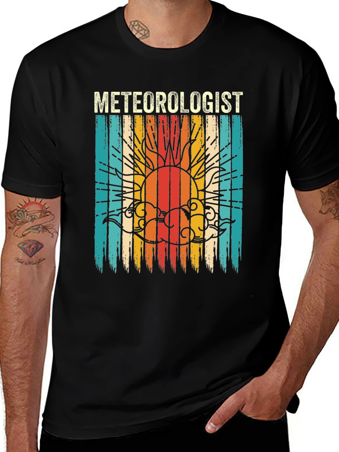 Retro Meteorologist T-Shirt - Weather Lover Tee