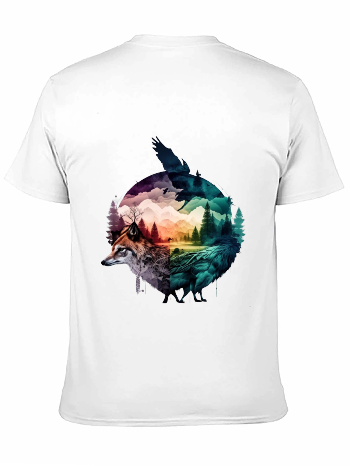 Nature Spirit Graphic Tee - Unisex Black T-Shirt