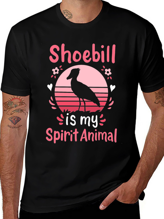 Shoebill Spirit Animal Graphic T-Shirt