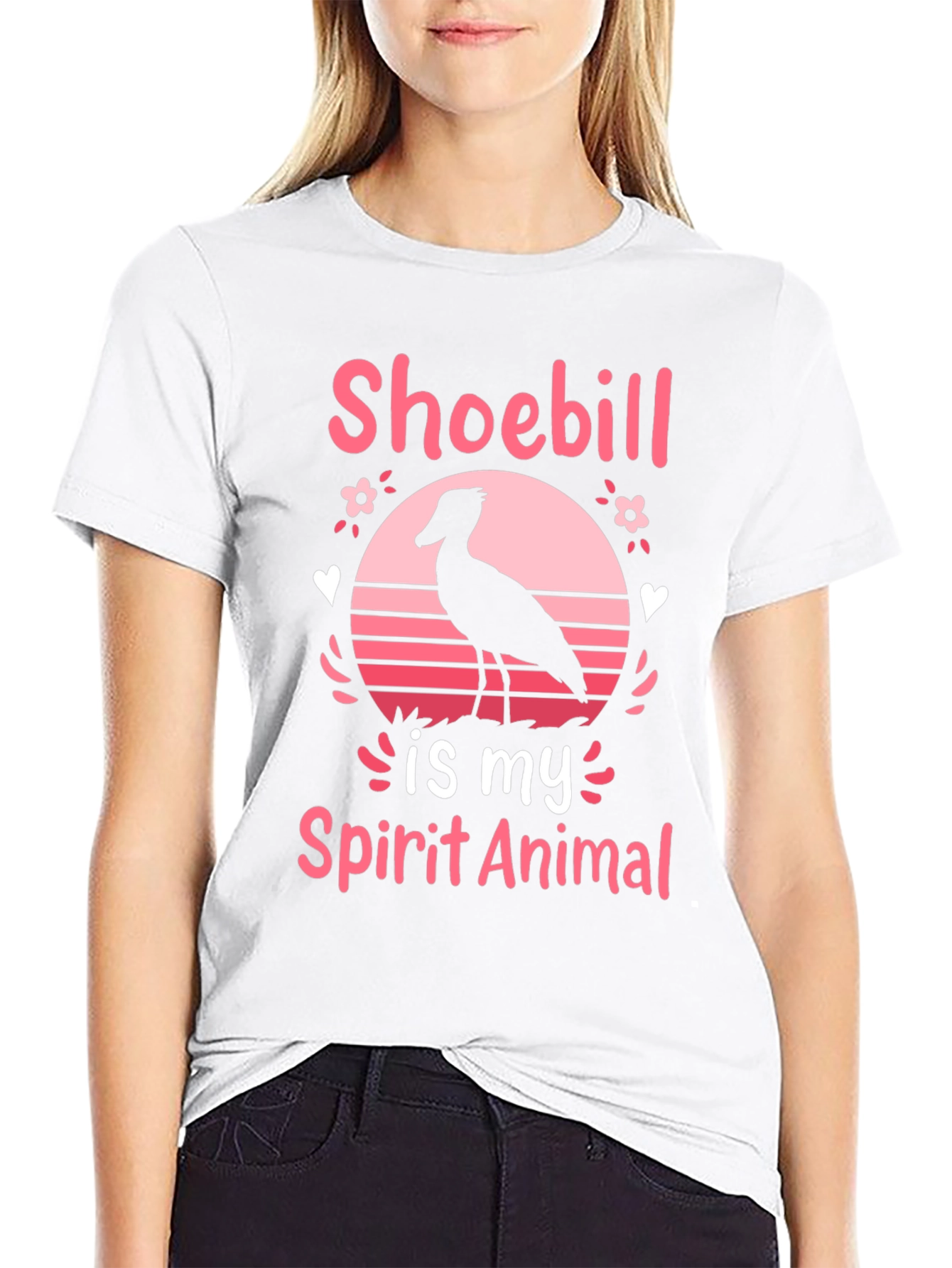 Shoebill Spirit Animal Graphic T-Shirt