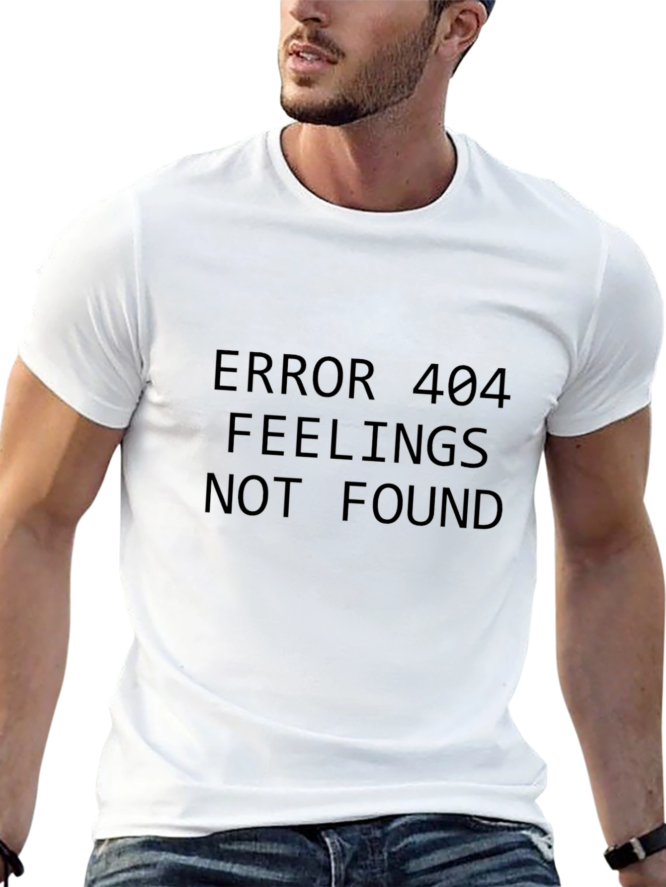 Error 404 Feelings Not Found Graphic T-Shirt