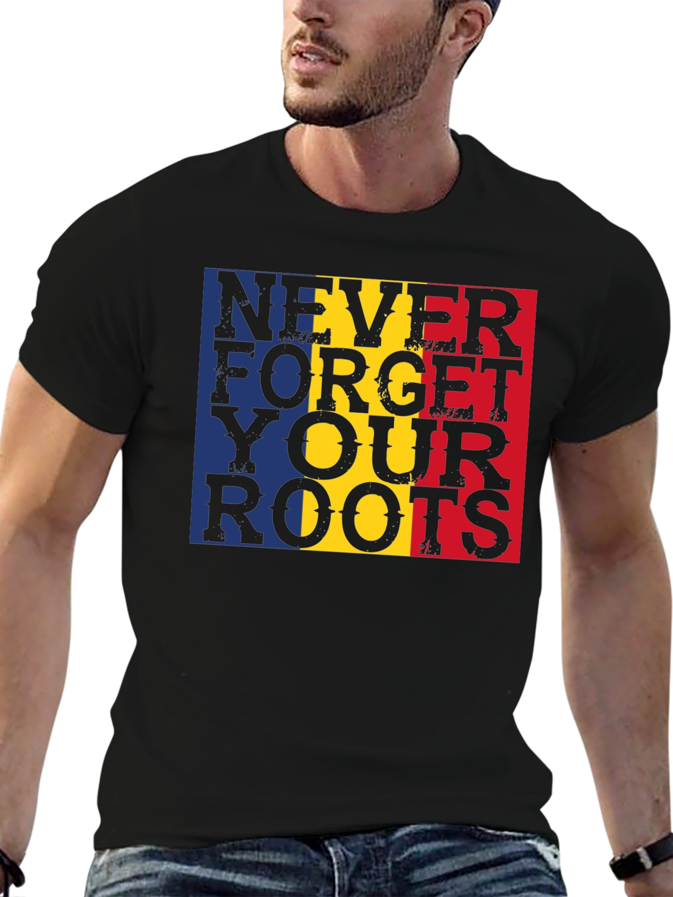 Never Forget Your Roots Romania T-Shirt