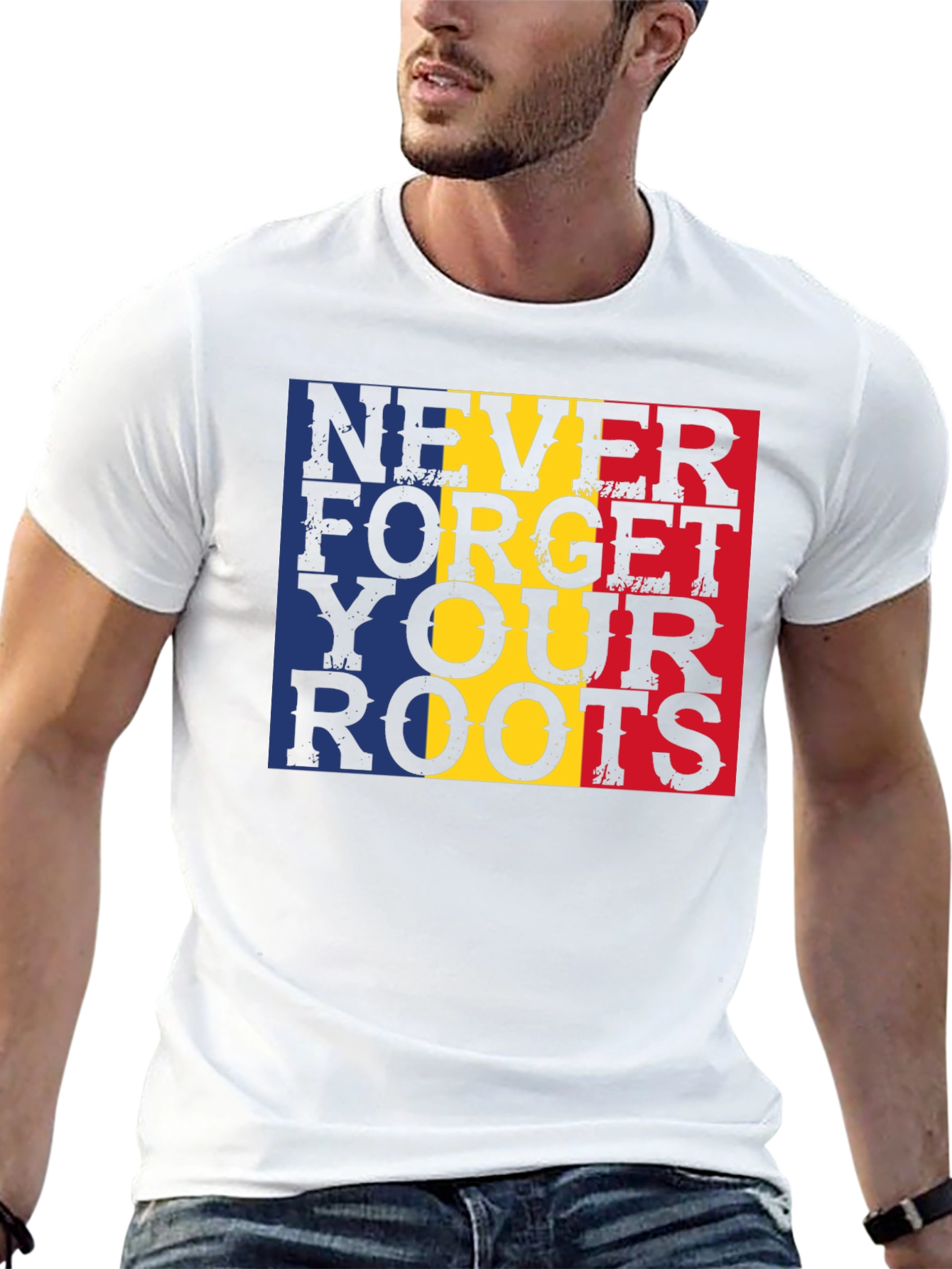 Never Forget Your Roots Romania T-Shirt