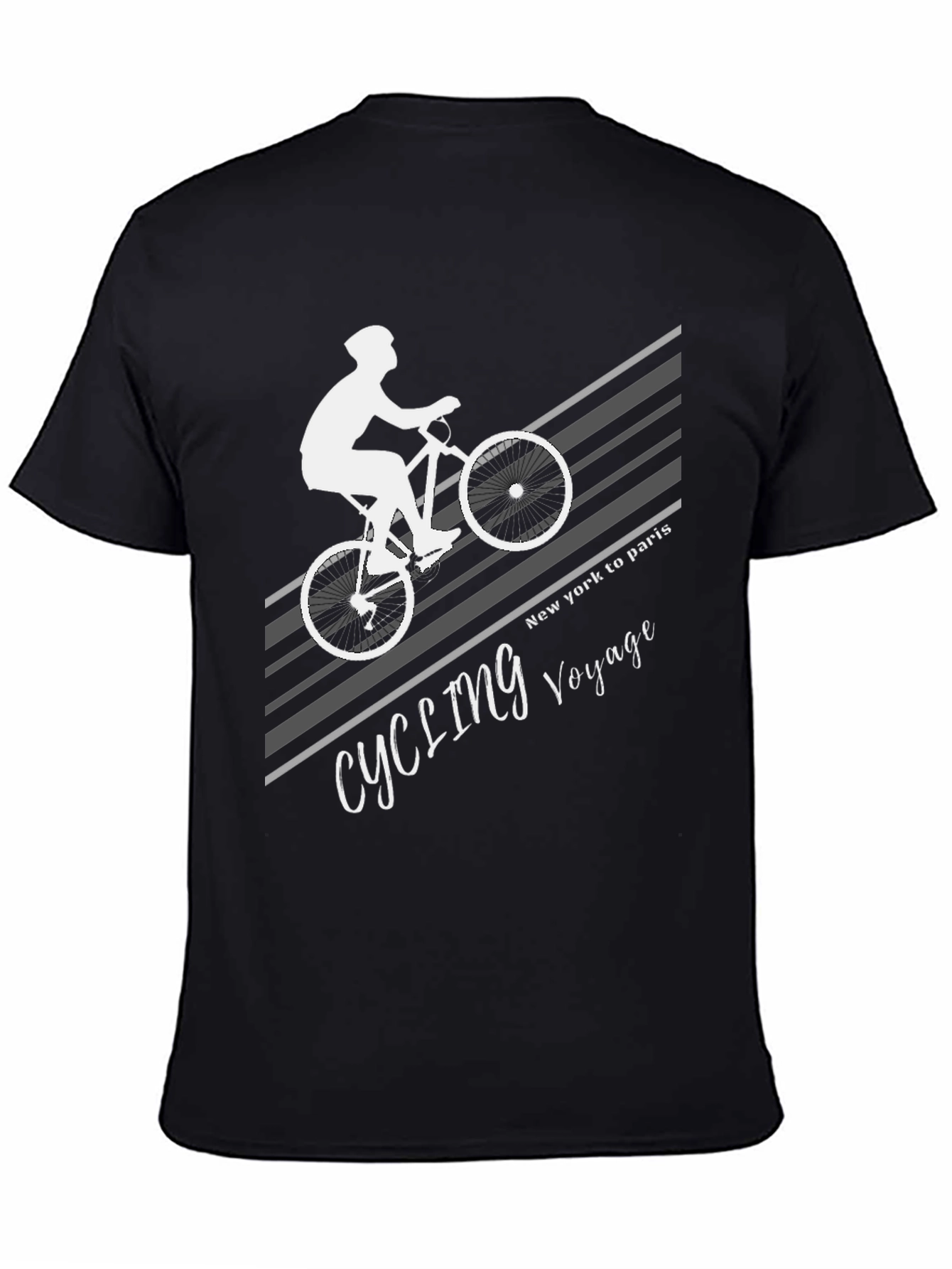 Cycling Voyage T-Shirt - New York to Paris