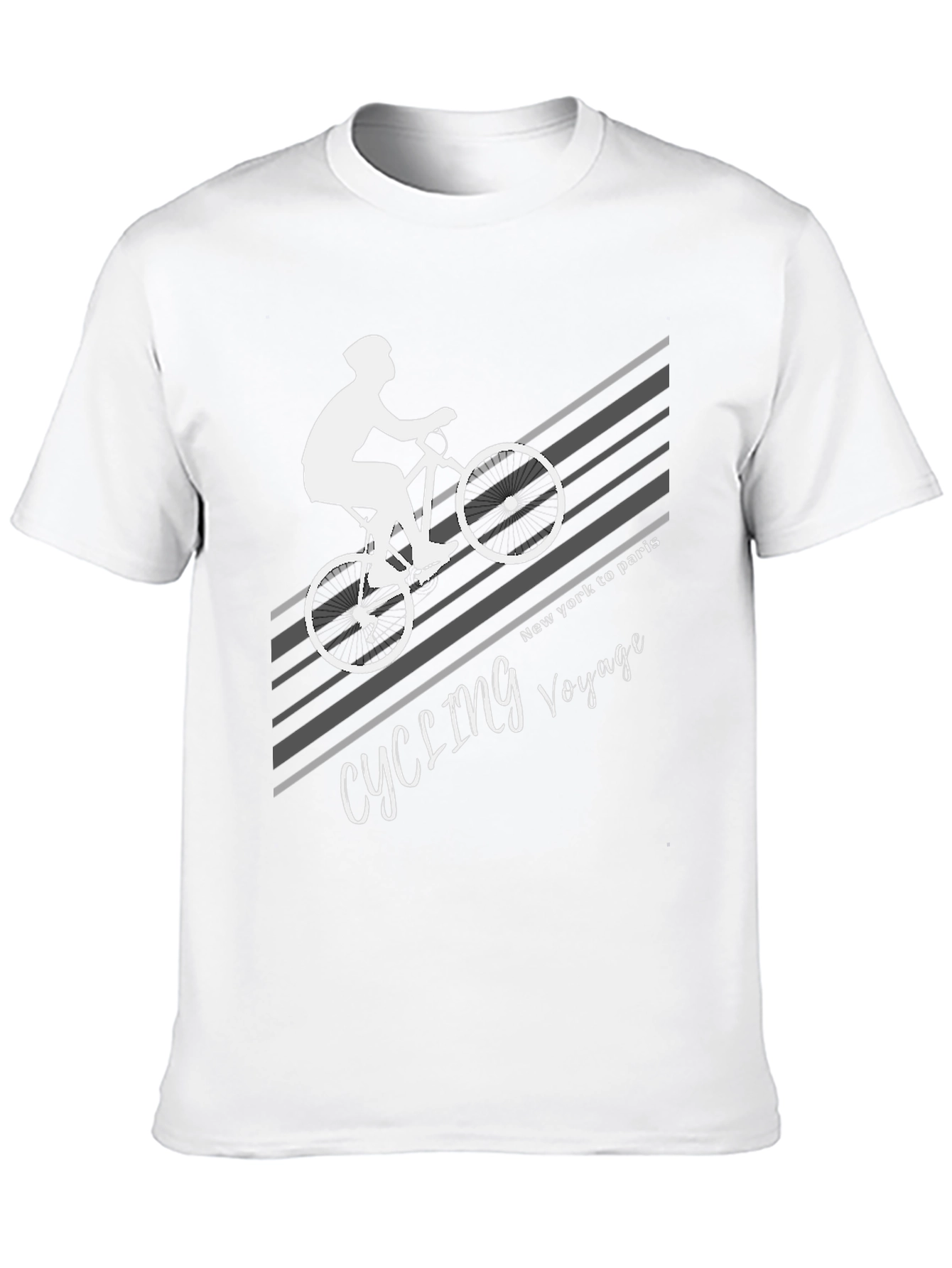 Cycling Voyage T-Shirt - New York to Paris