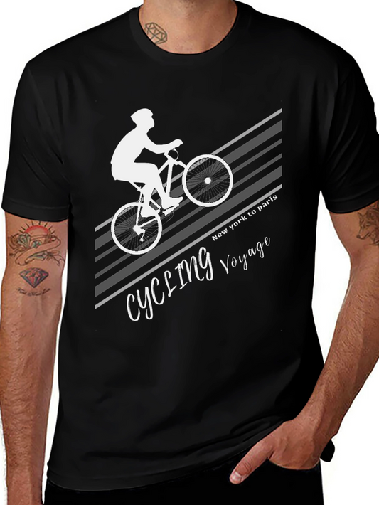 Cycling Voyage T-Shirt - New York to Paris