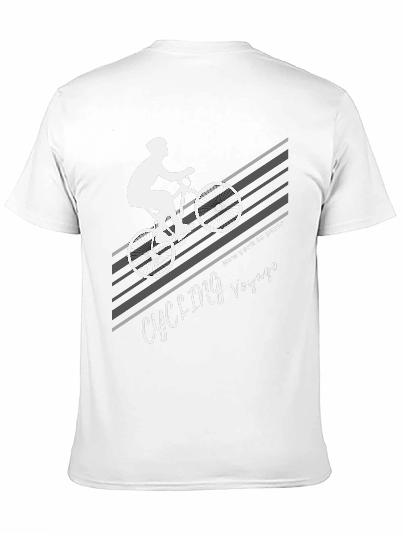 Cycling Voyage T-Shirt - New York to Paris