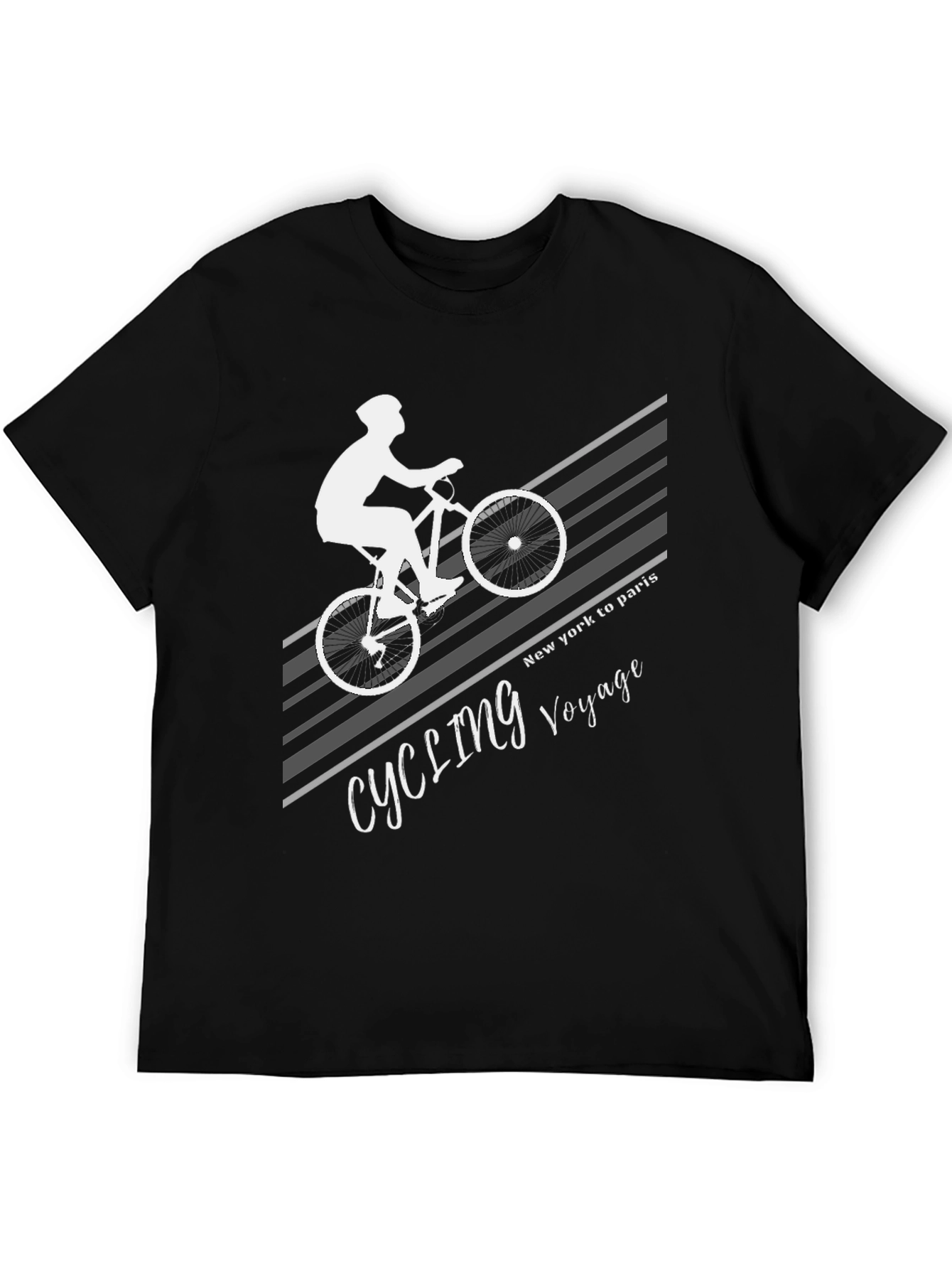 Cycling Voyage T-Shirt - New York to Paris