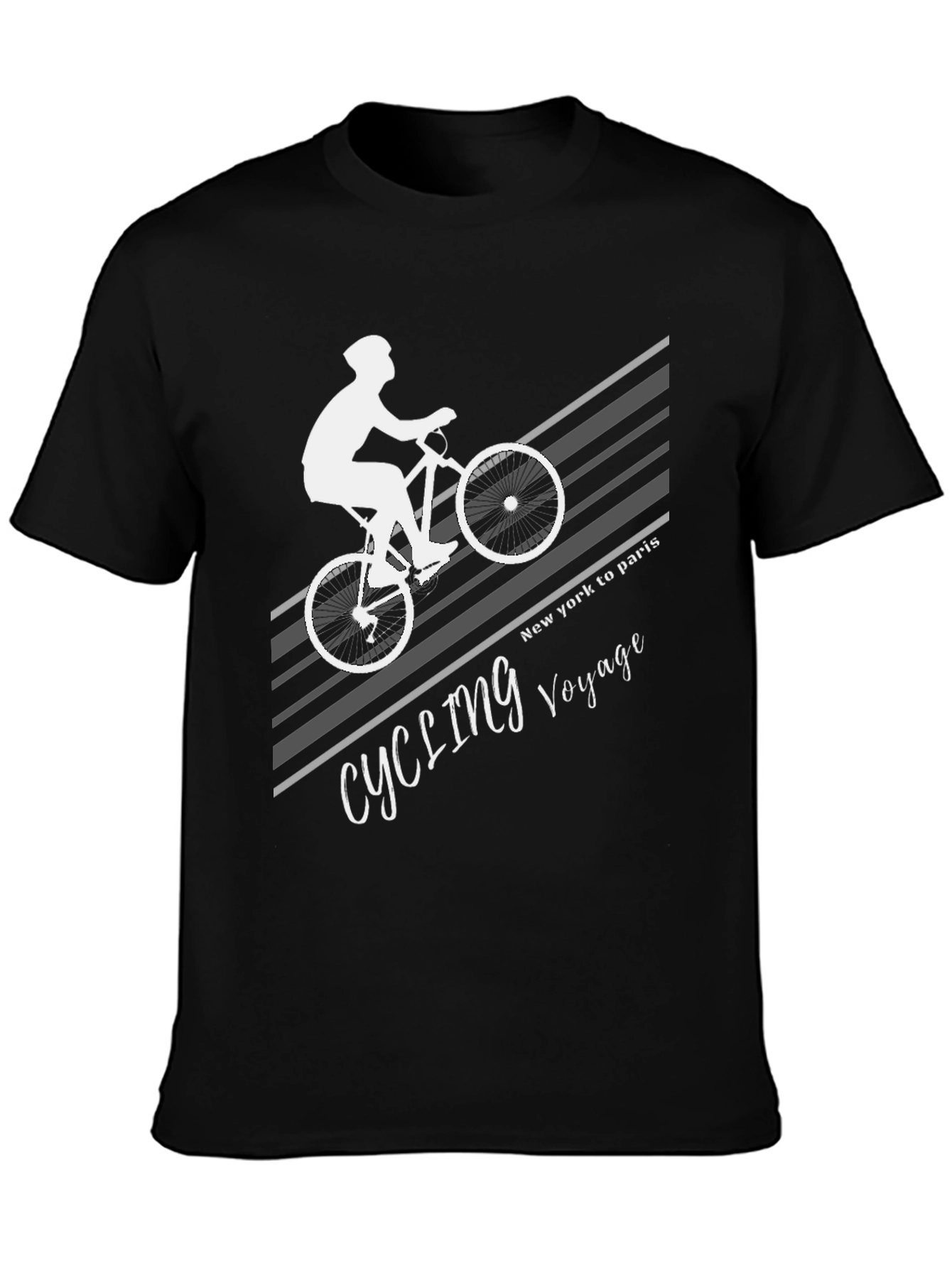 Cycling Voyage T-Shirt - New York to Paris