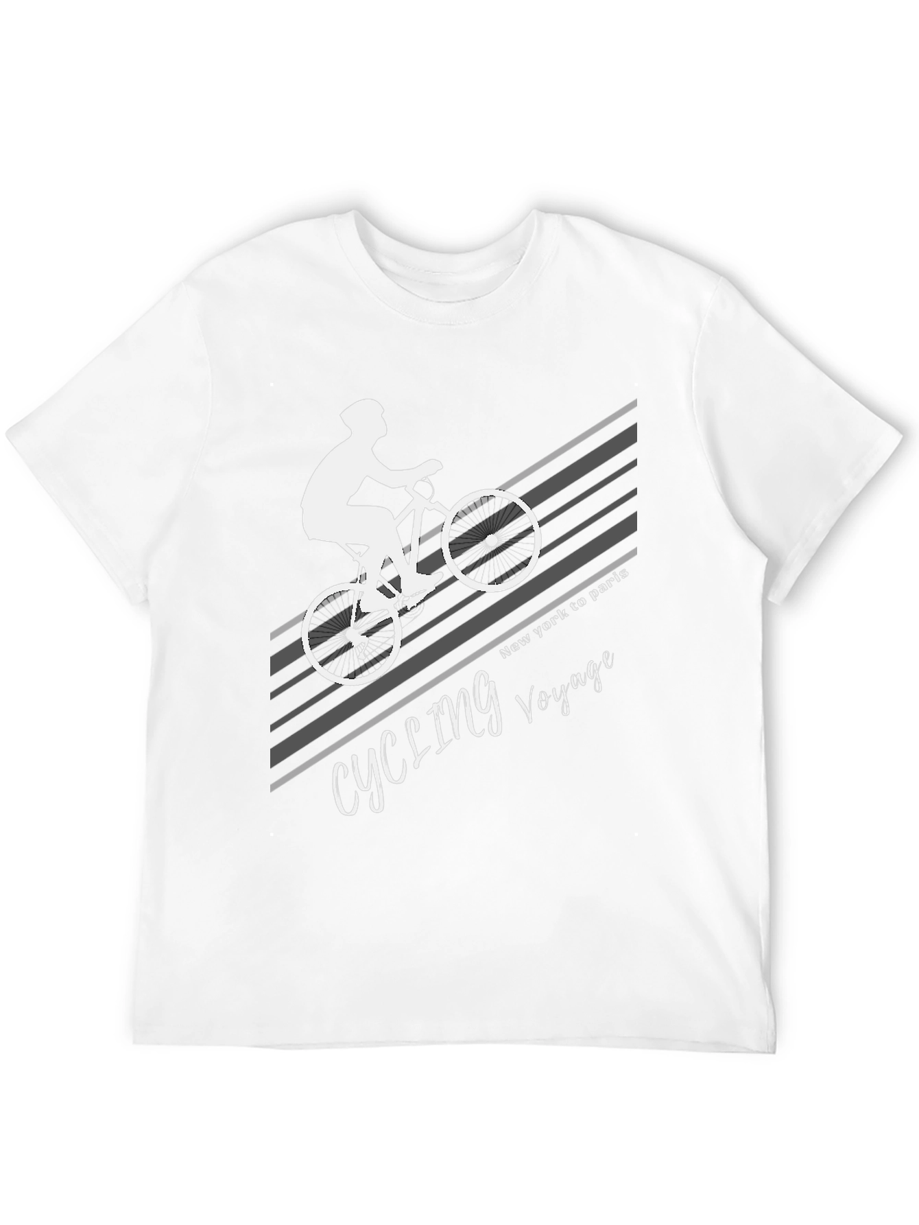 Cycling Voyage T-Shirt - New York to Paris