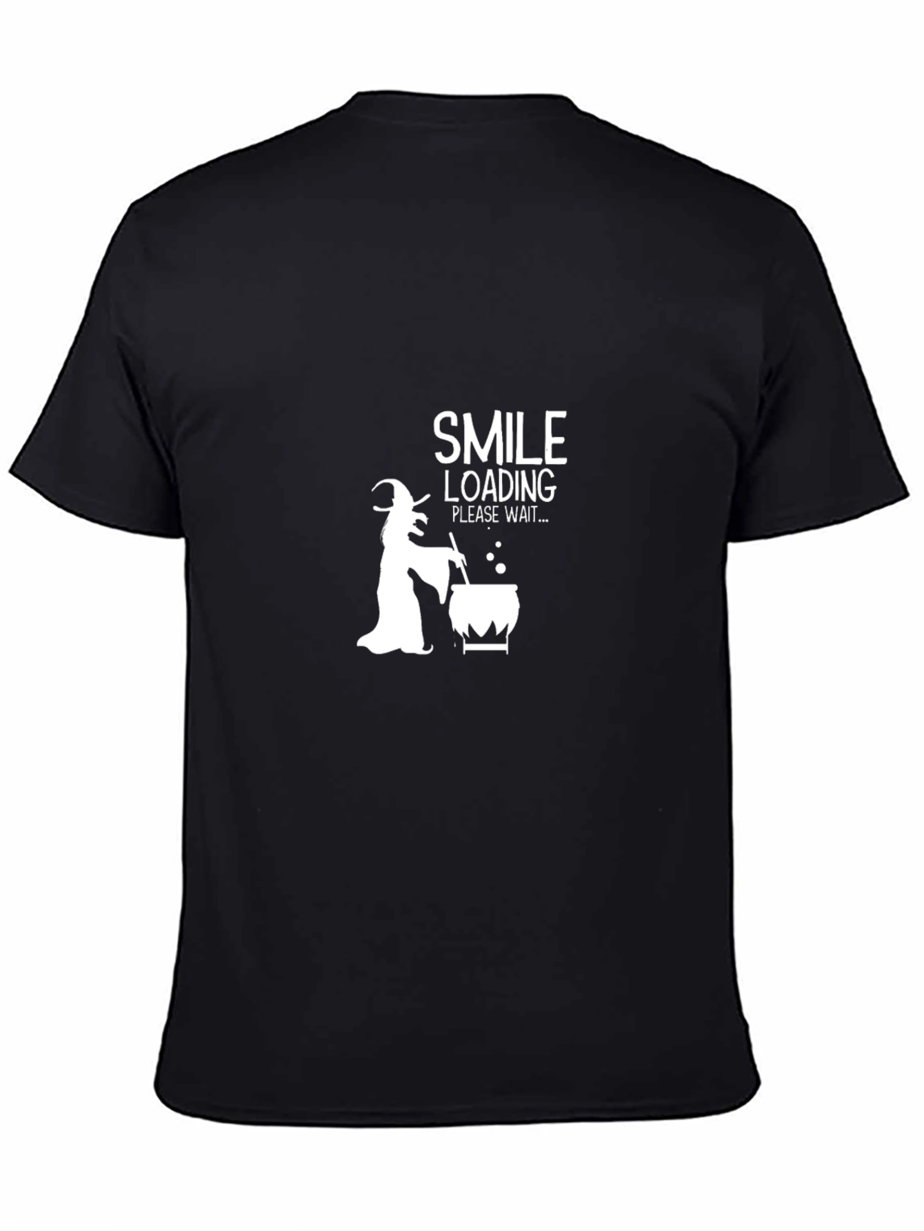 Smile Loading T-Shirt - Witch Design