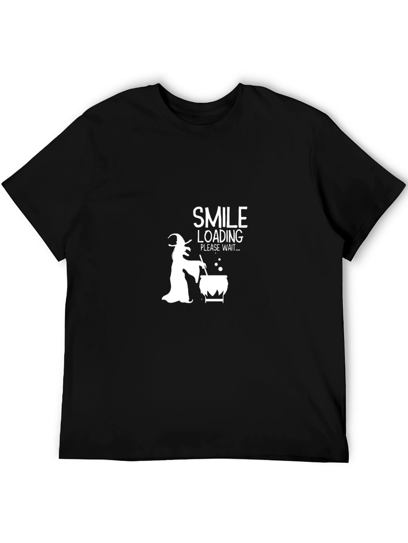 Smile Loading T-Shirt - Witch Design