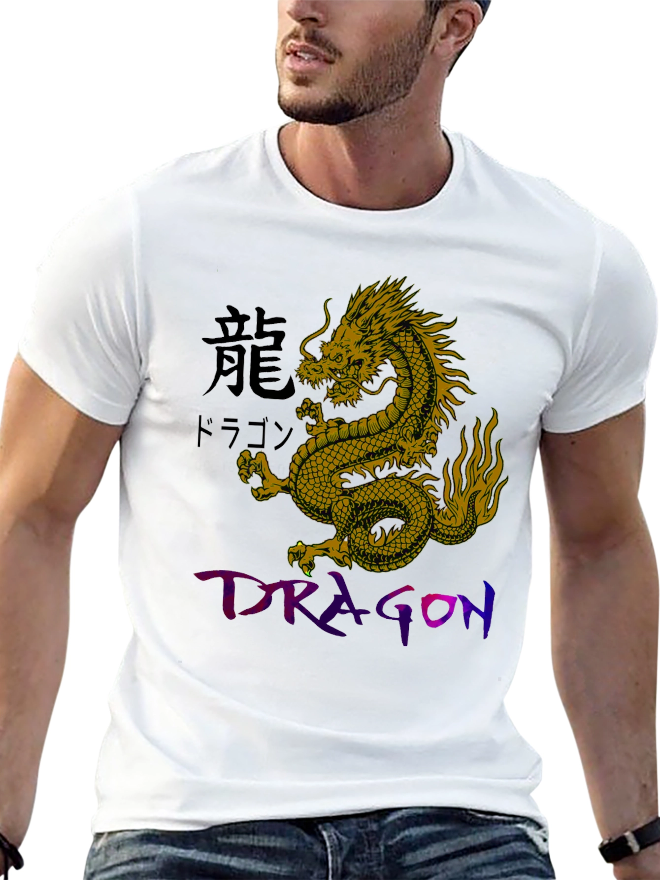 Dragon Graphic Black T-Shirt