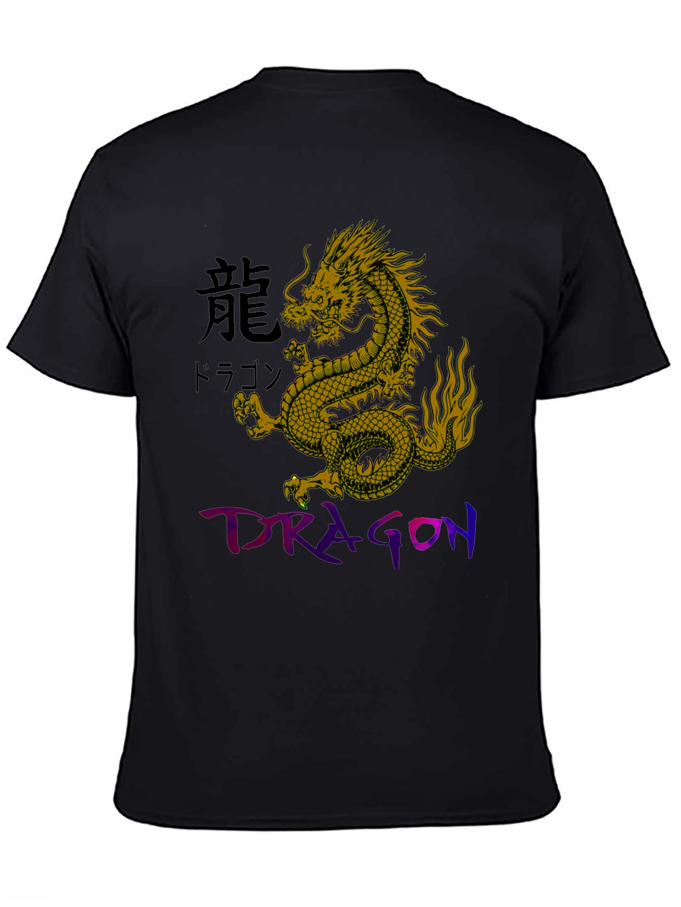 Dragon Graphic Black T-Shirt