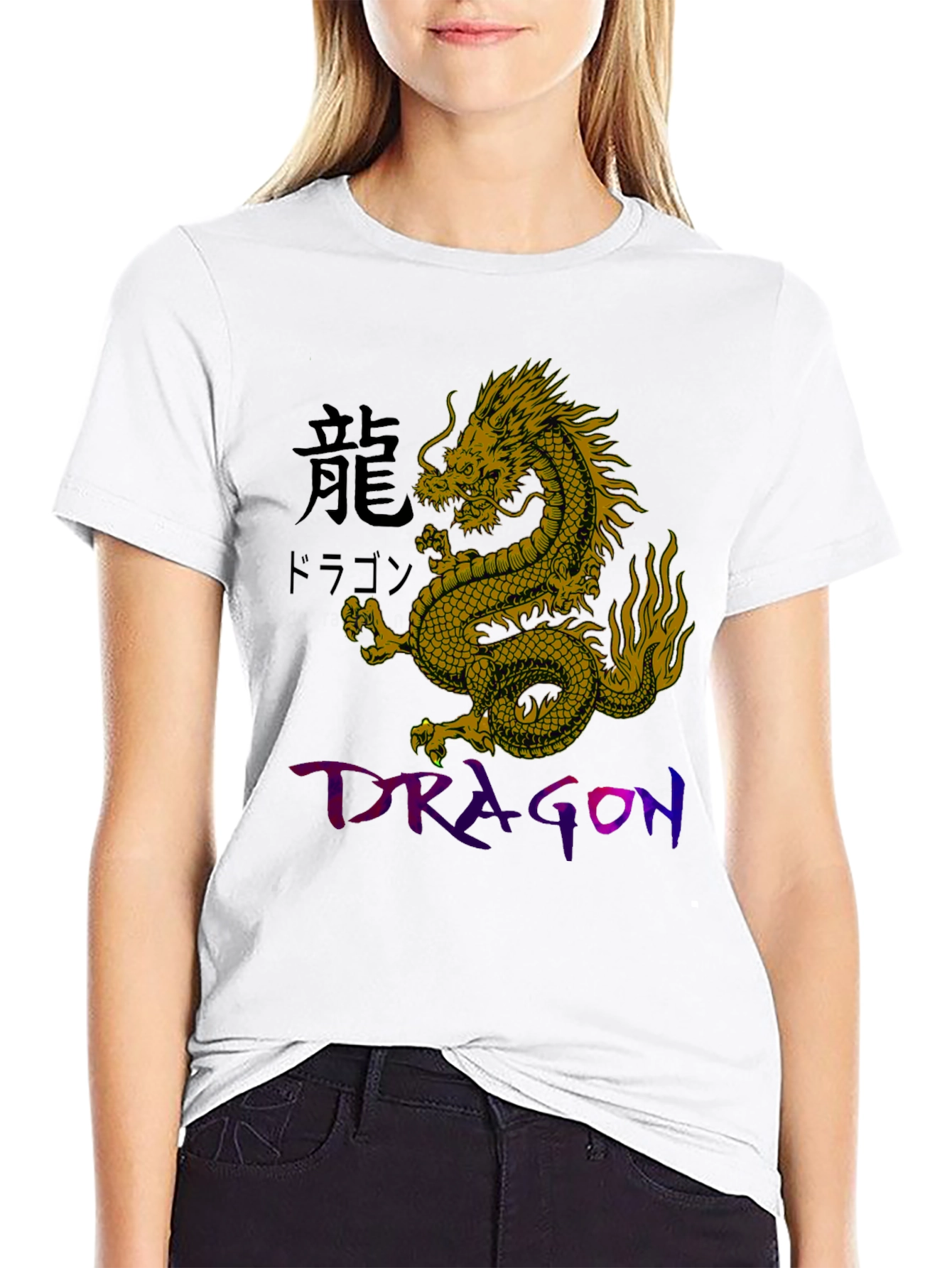 Dragon Graphic Black T-Shirt