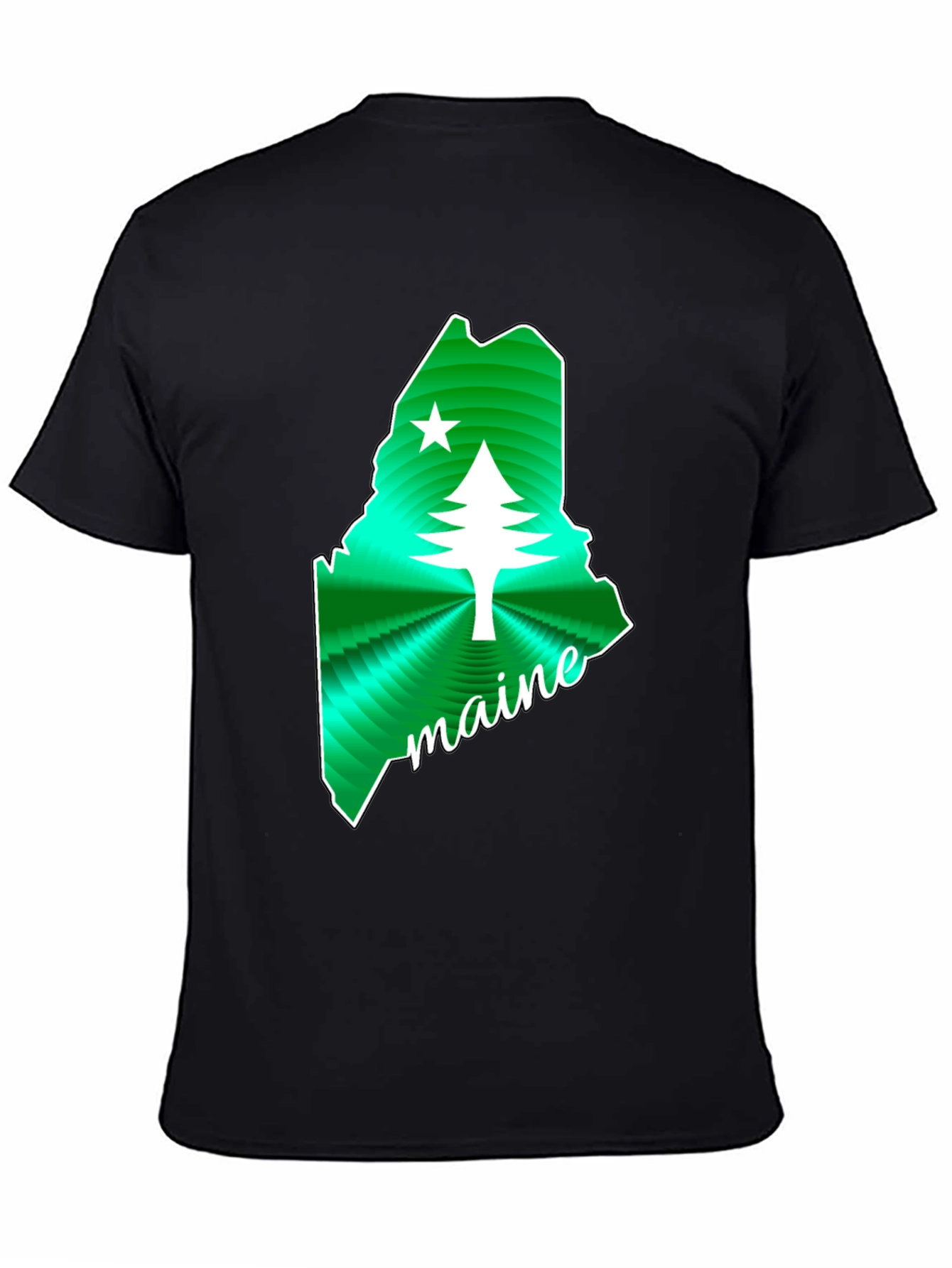 Maine State Pride T-Shirt - Green