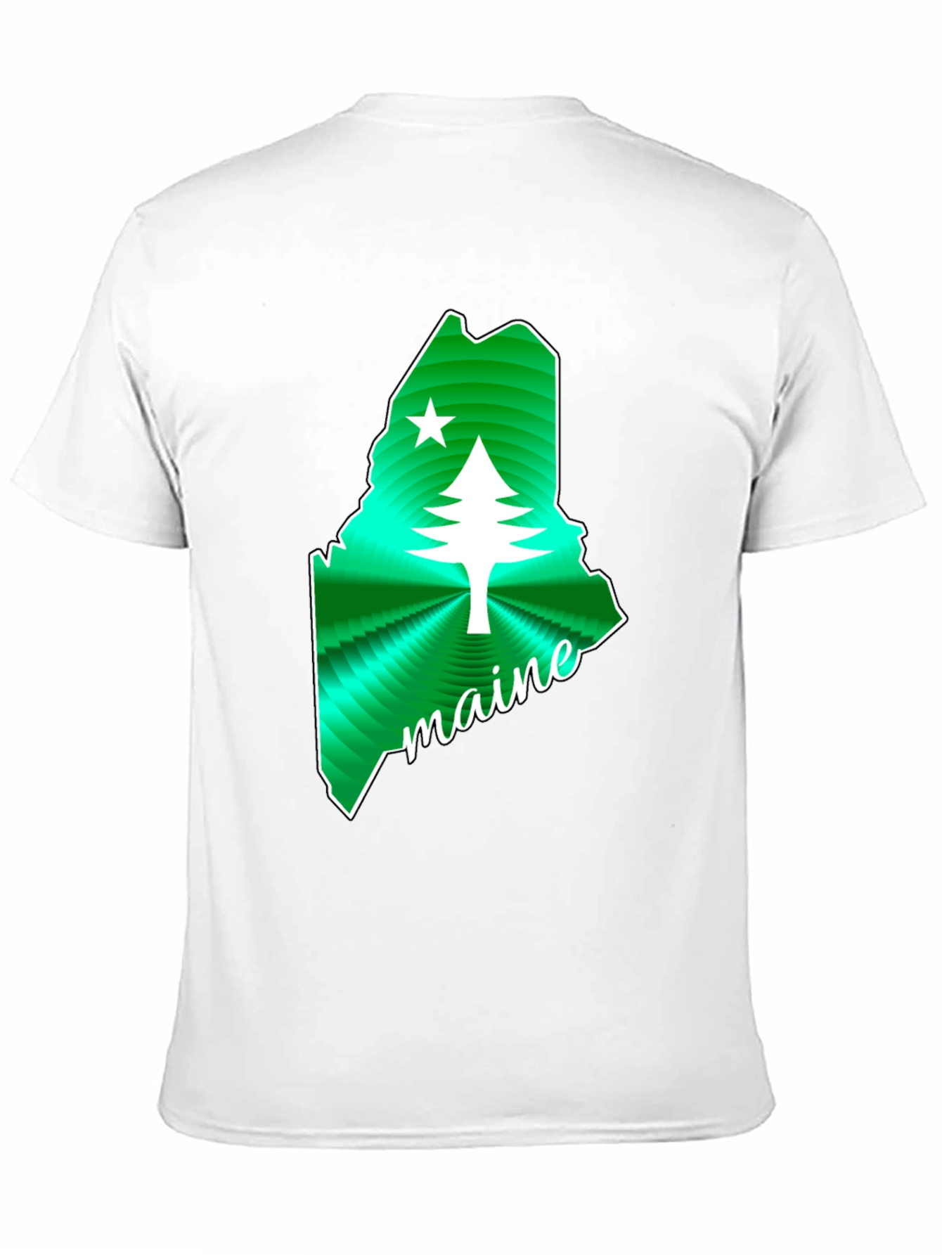 Maine State Pride T-Shirt - Green