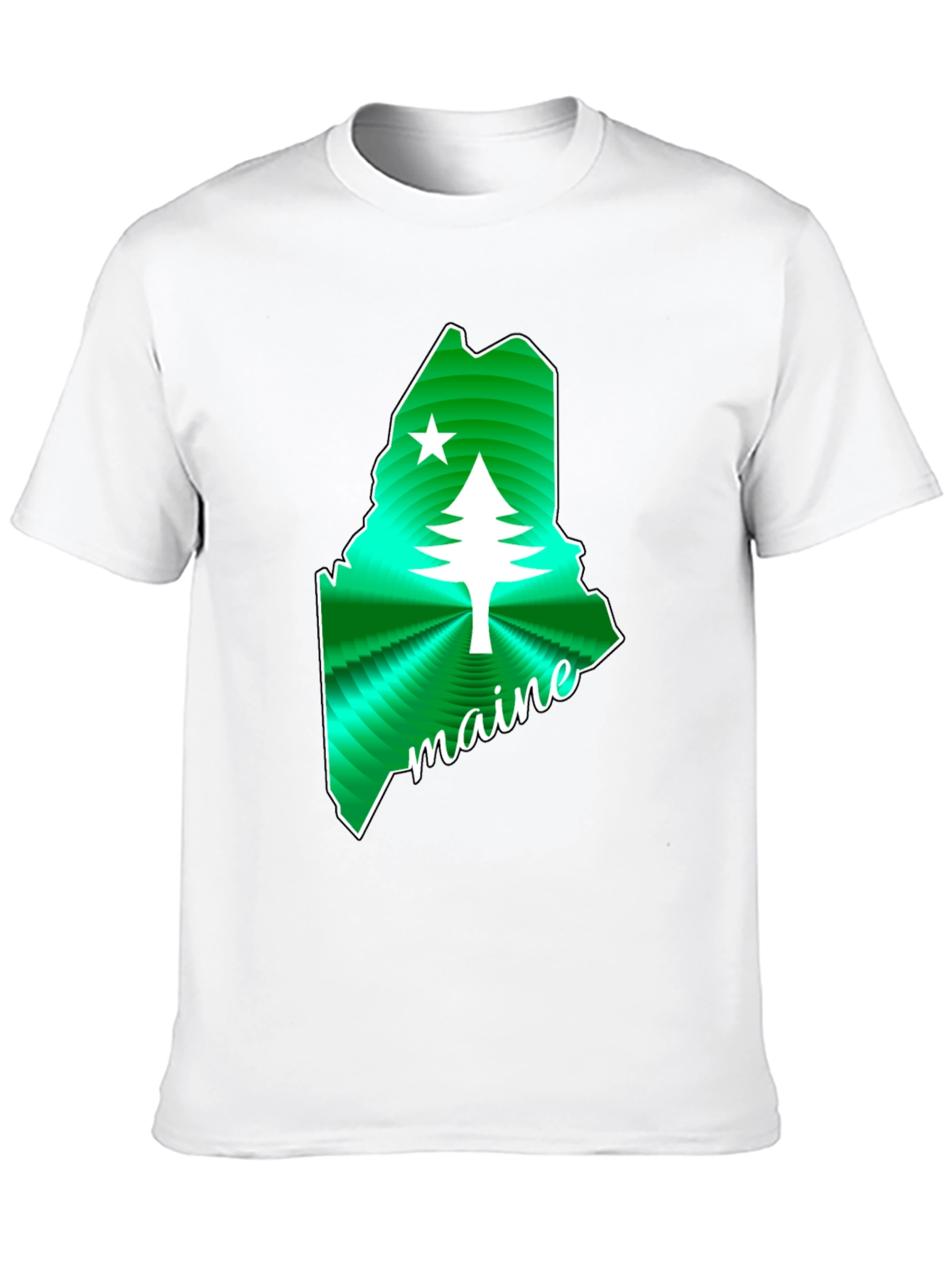 Maine State Pride T-Shirt - Green