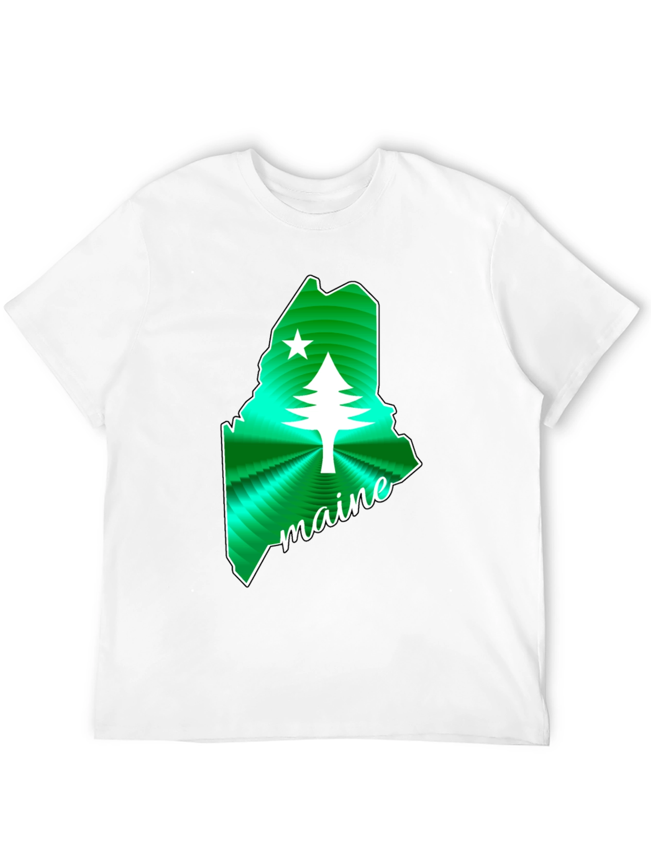 Maine State Pride T-Shirt - Green