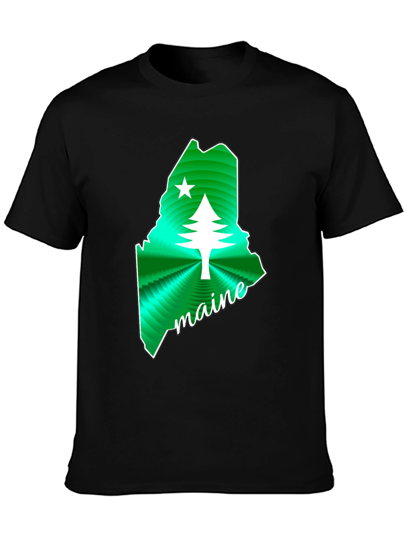 Maine State Pride T-Shirt - Green