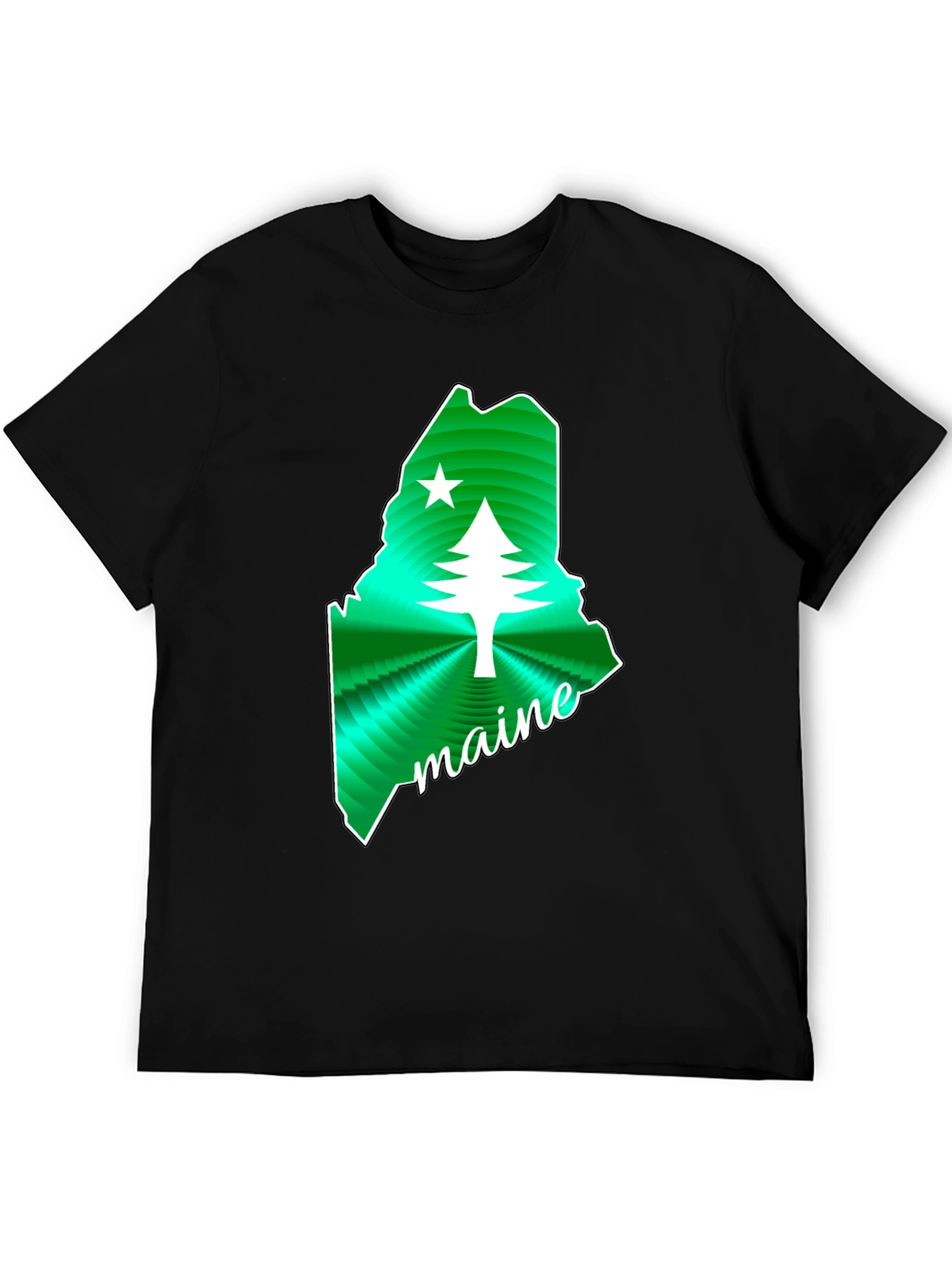 Maine State Pride T-Shirt - Green