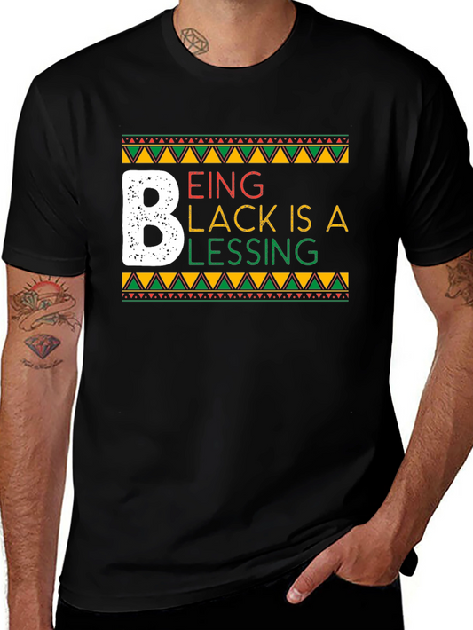 Being Black Is A Blessing Graphic Tee