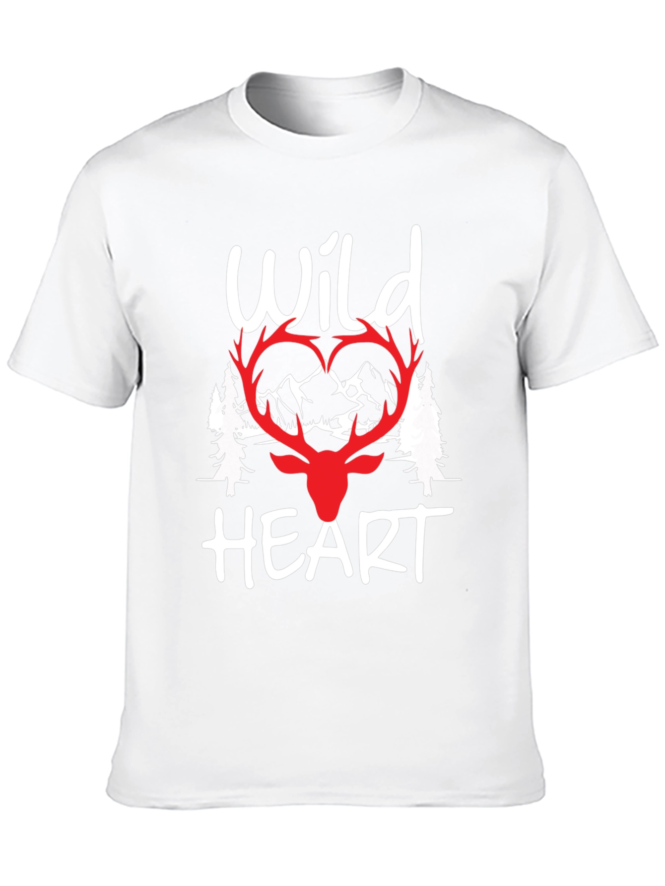Wild Heart Graphic Tee - Nature Lover Shirt
