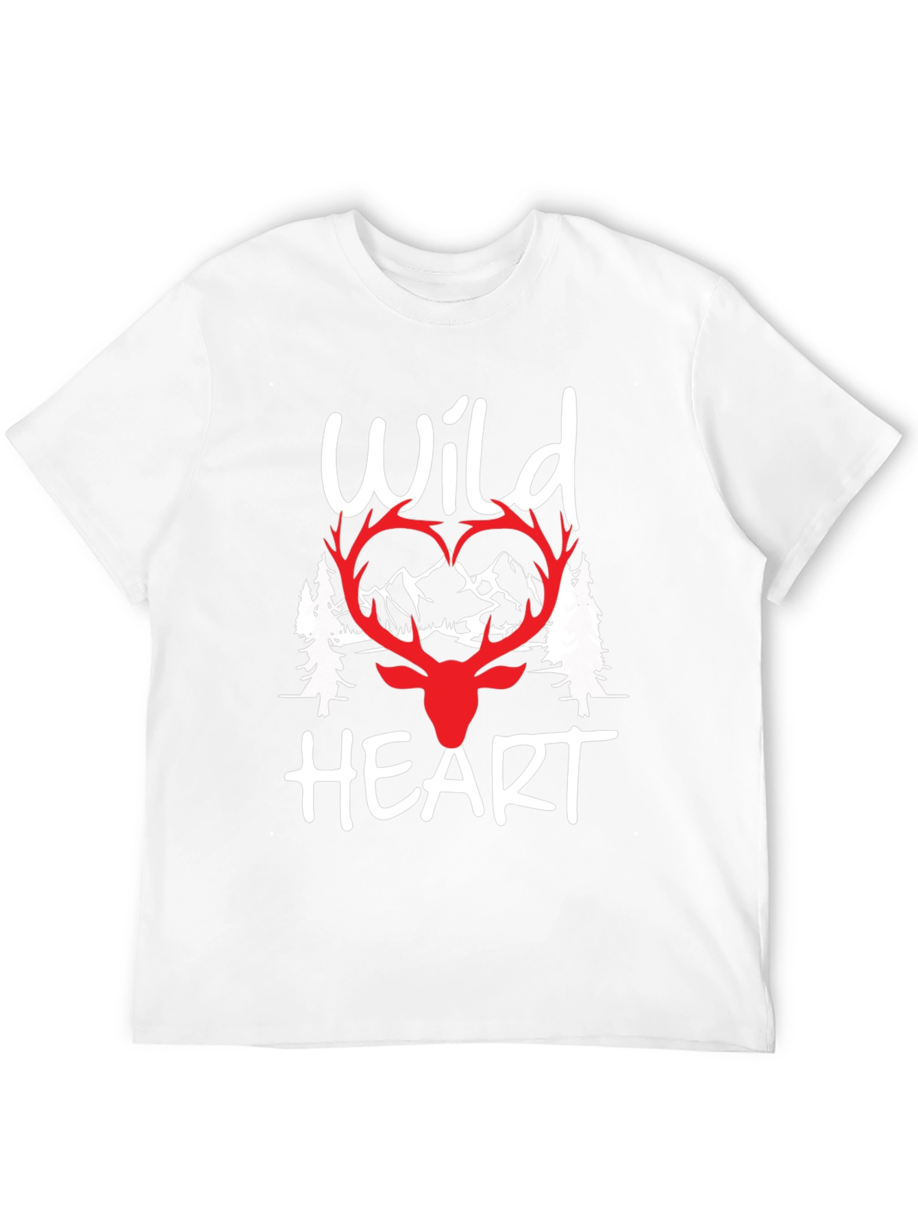 Wild Heart Graphic Tee - Nature Lover Shirt