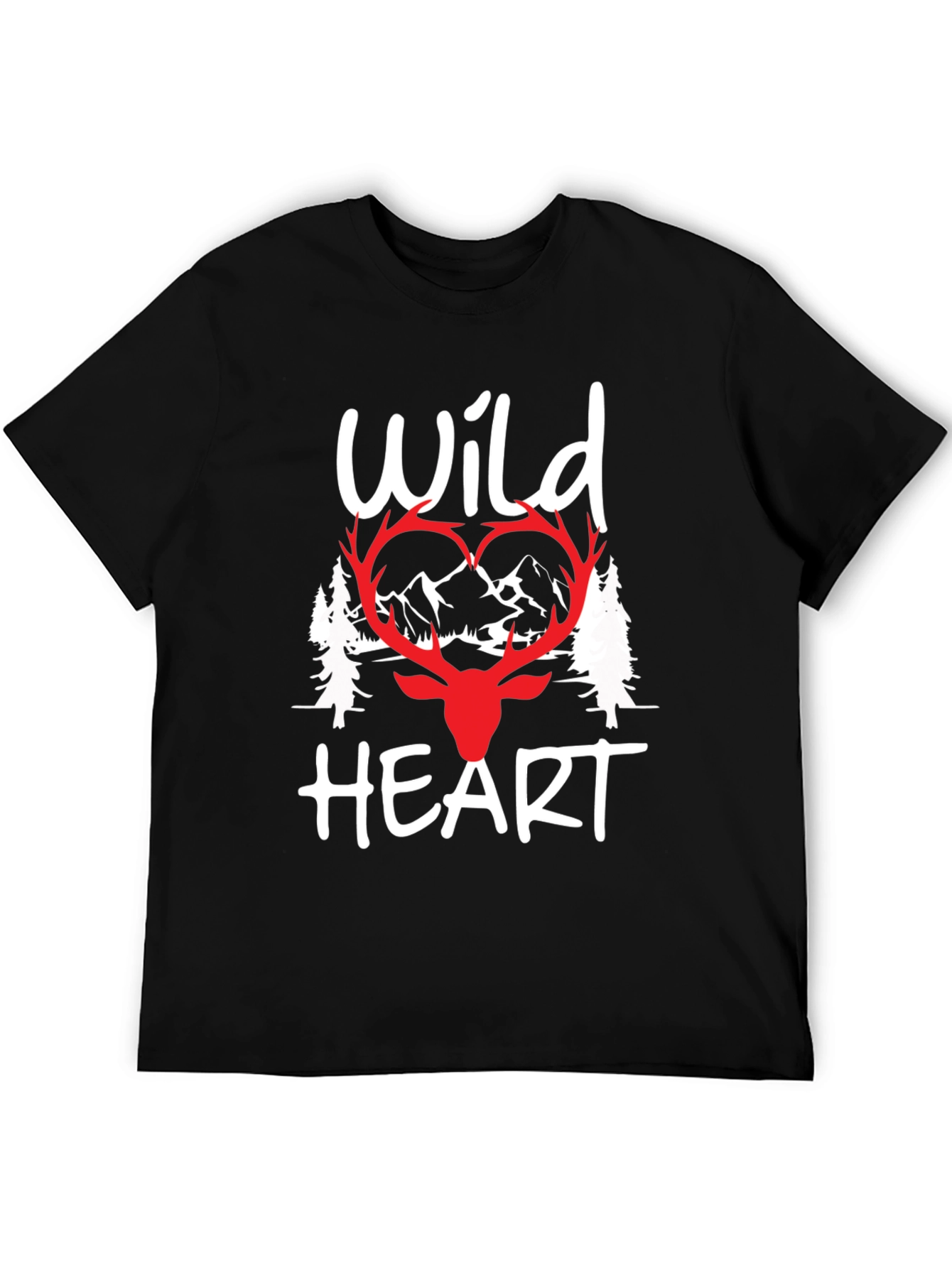 Wild Heart Graphic Tee - Nature Lover Shirt