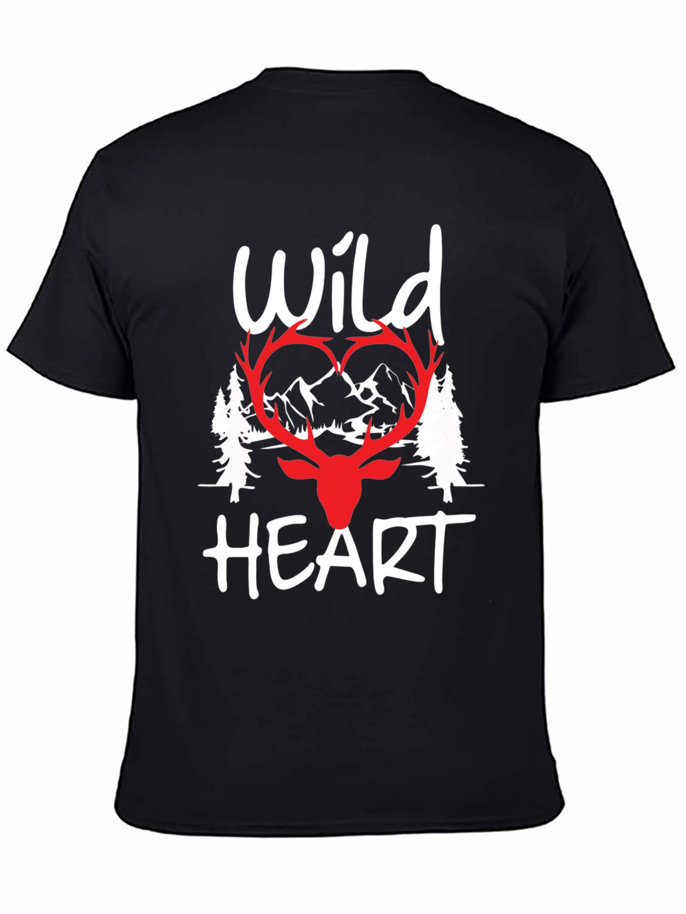 Wild Heart Graphic Tee - Nature Lover Shirt