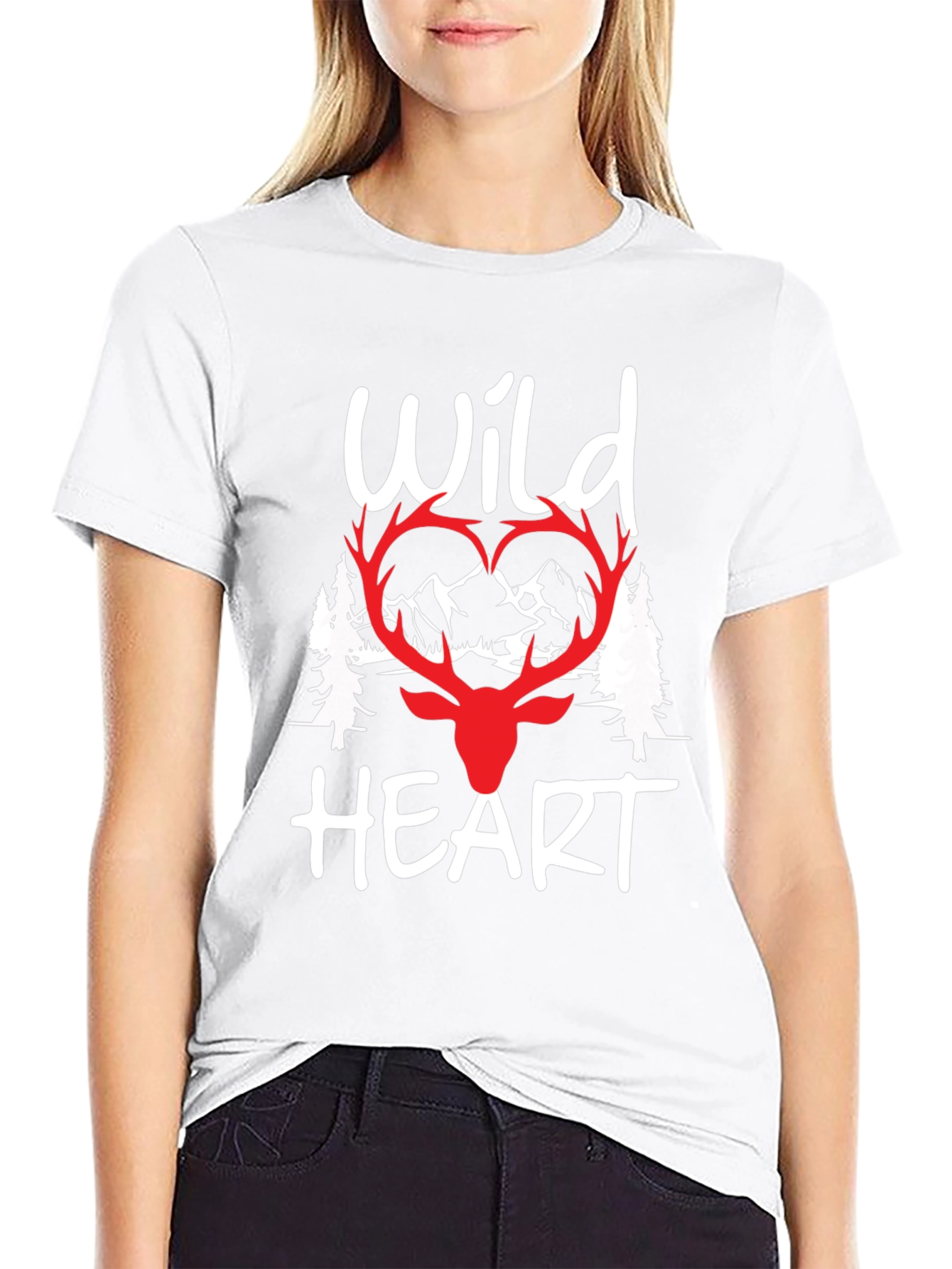 Wild Heart Graphic Tee - Nature Lover Shirt