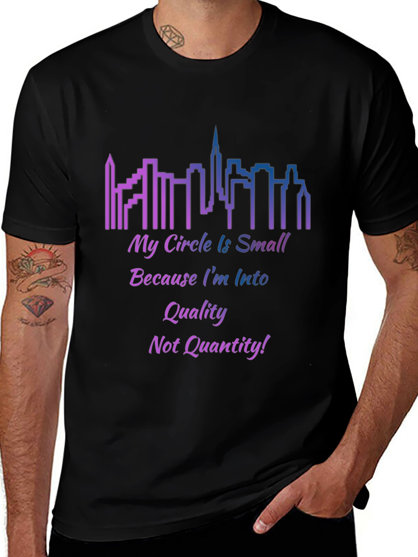 Quality Over Quantity Graphic Tee
