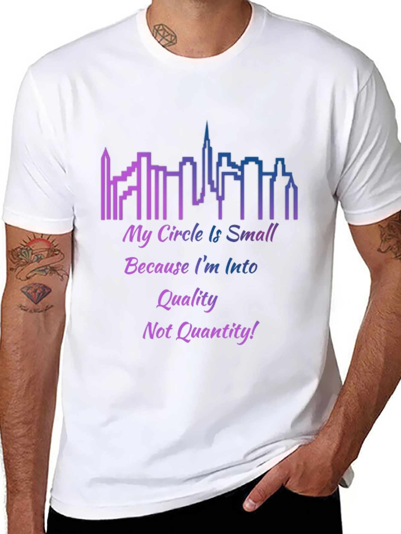 Quality Over Quantity Graphic Tee