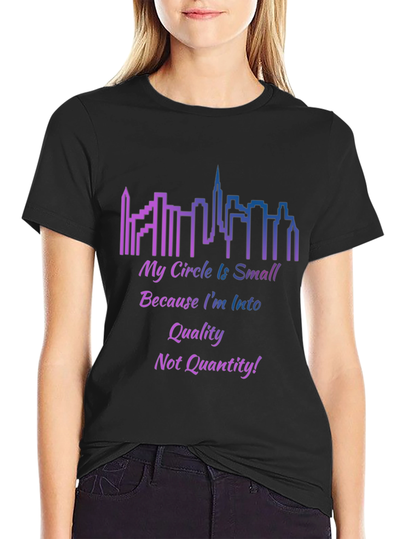 Quality Over Quantity Graphic Tee