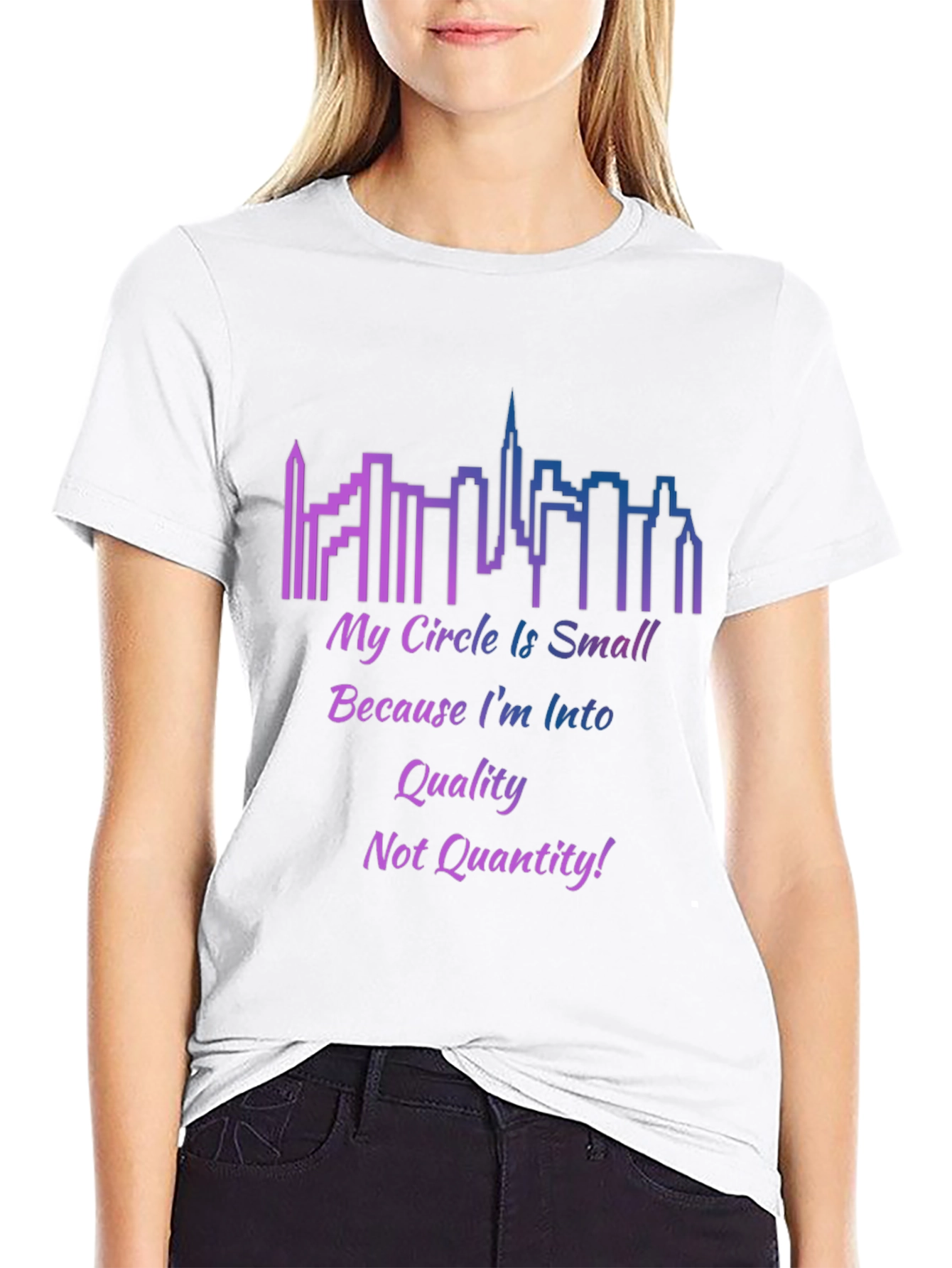 Quality Over Quantity Graphic Tee