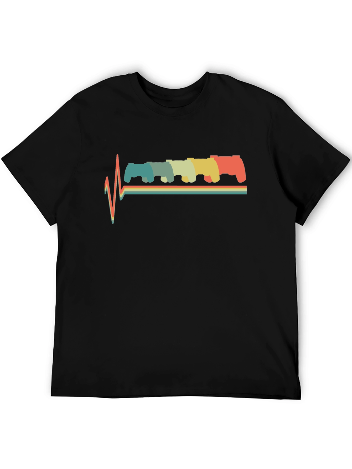 Retro Gamer Heartbeat T-Shirt