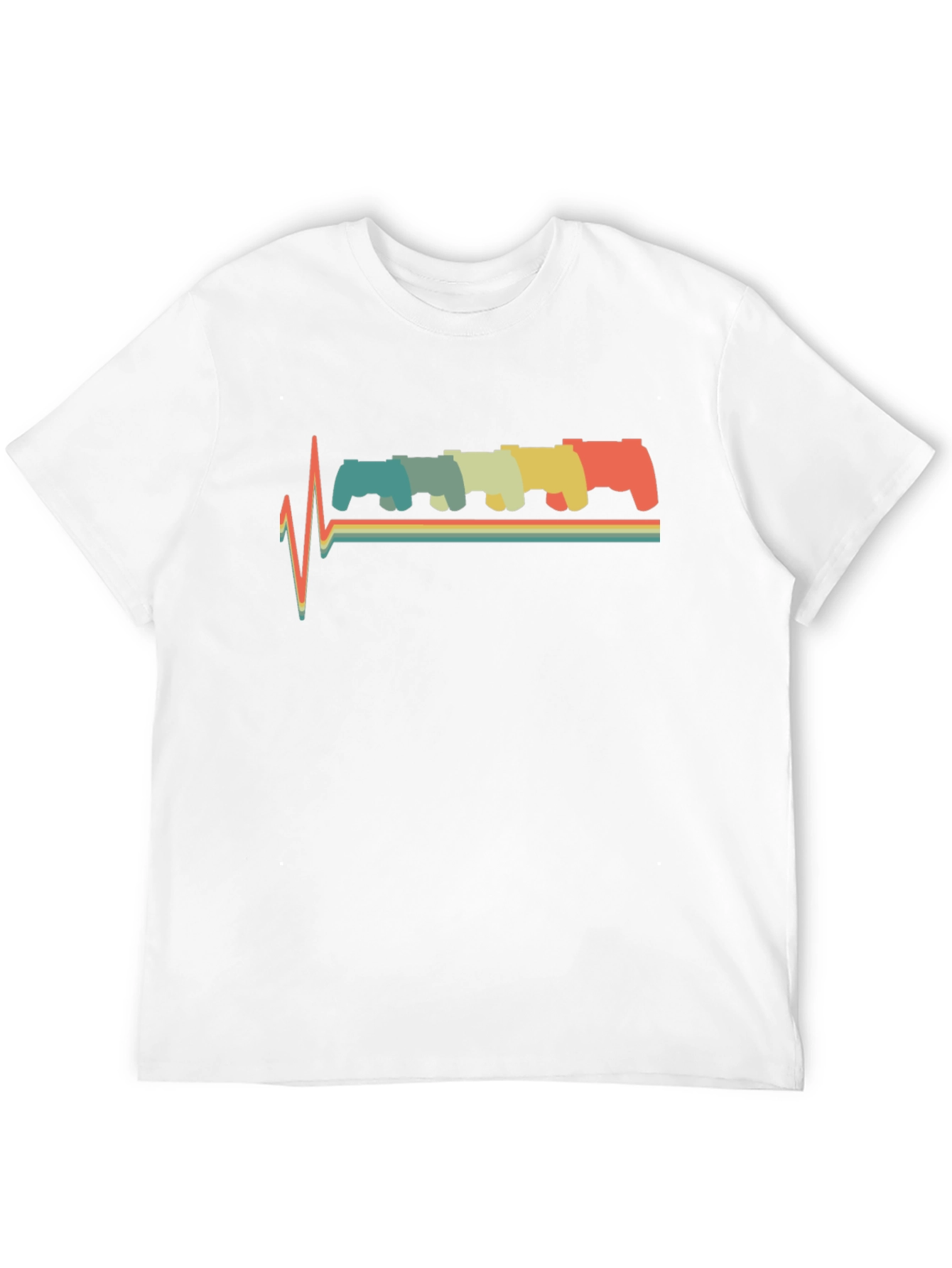 Retro Gamer Heartbeat T-Shirt