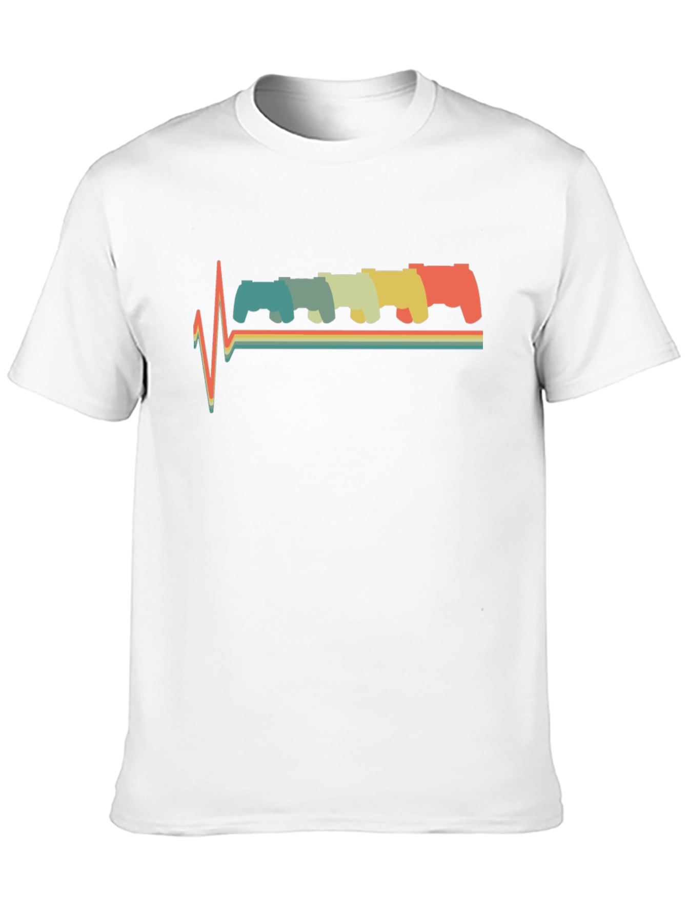 Retro Gamer Heartbeat T-Shirt
