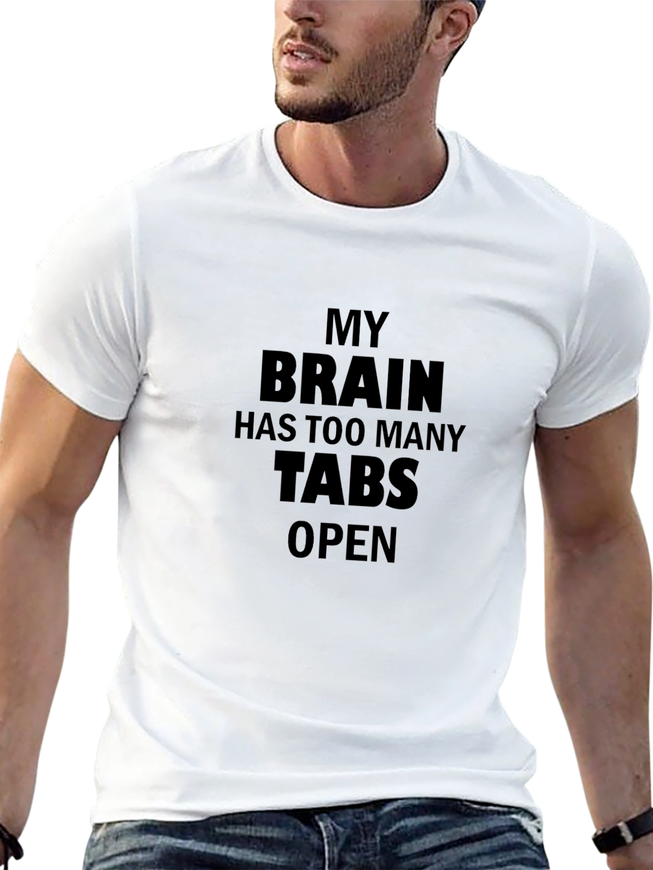 My Brain Has Too Many Tabs Open Funny T-Shirt