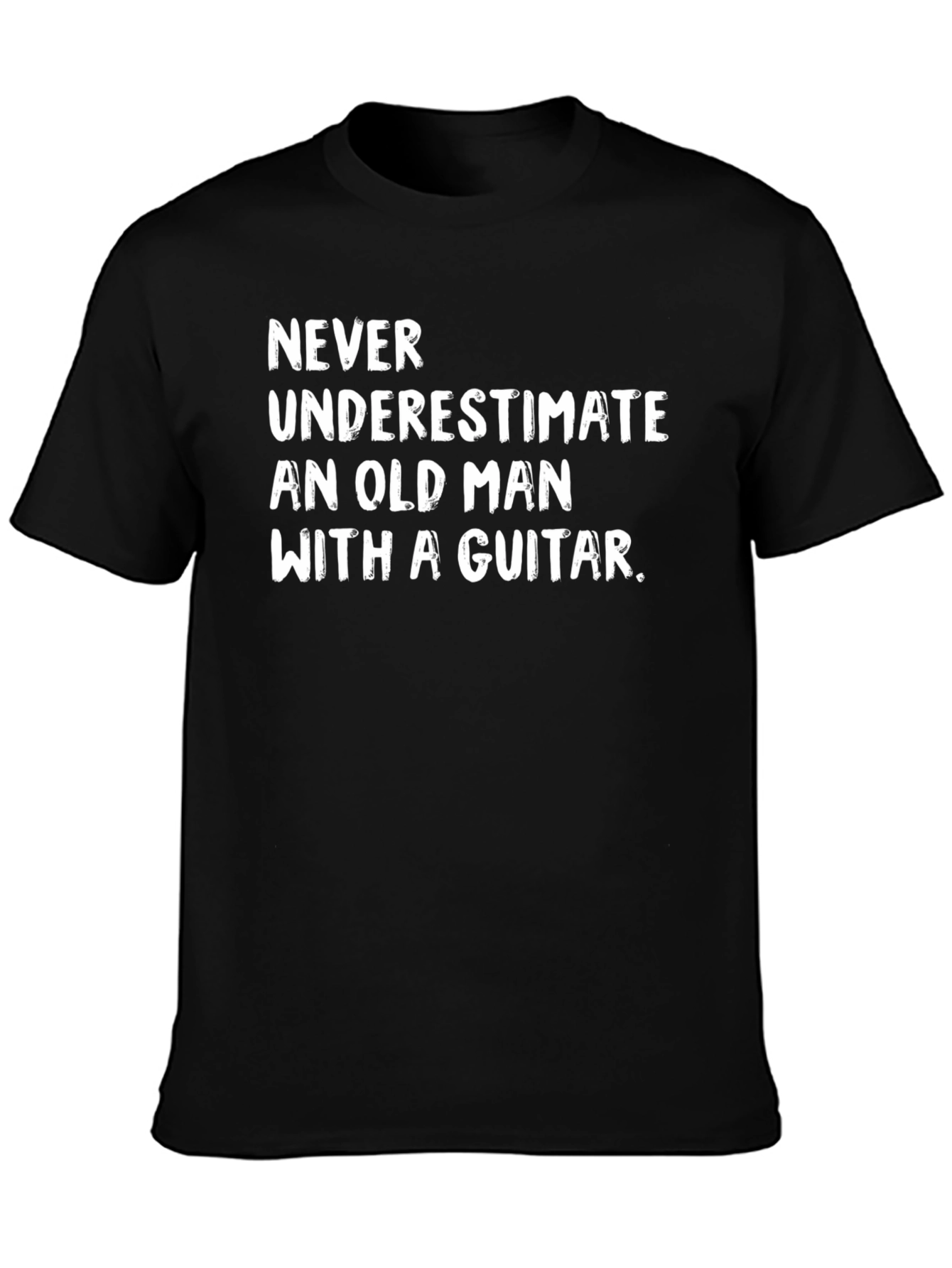 Funny Old Man with a Guitar T-Shirt