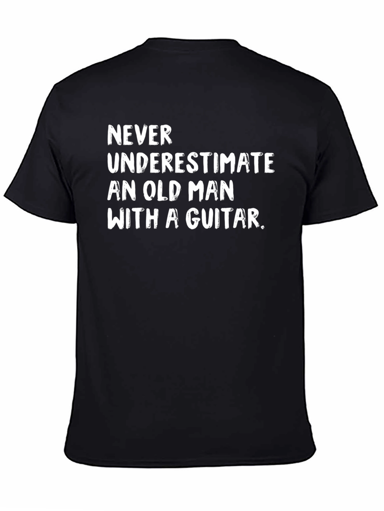 Funny Old Man with a Guitar T-Shirt