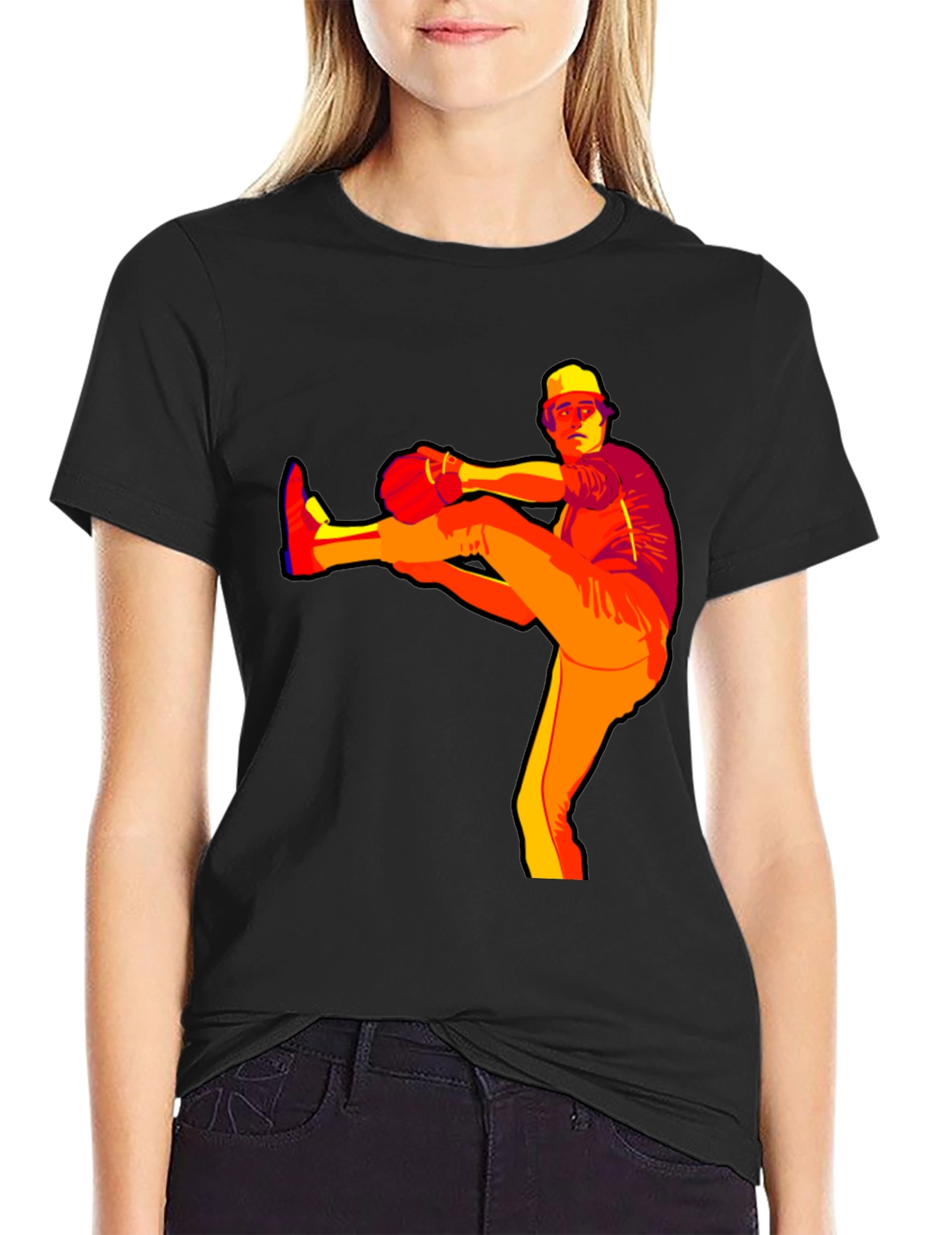 Baseball Pitcher Graphic Tee