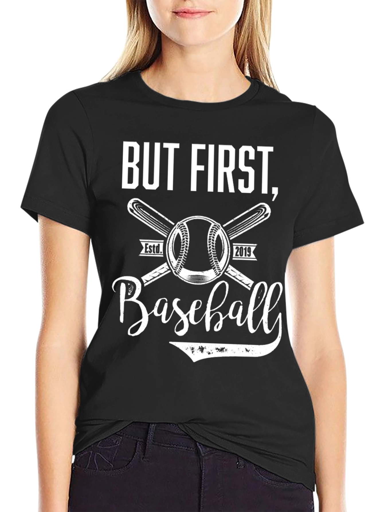 But First Baseball Graphic Tee
