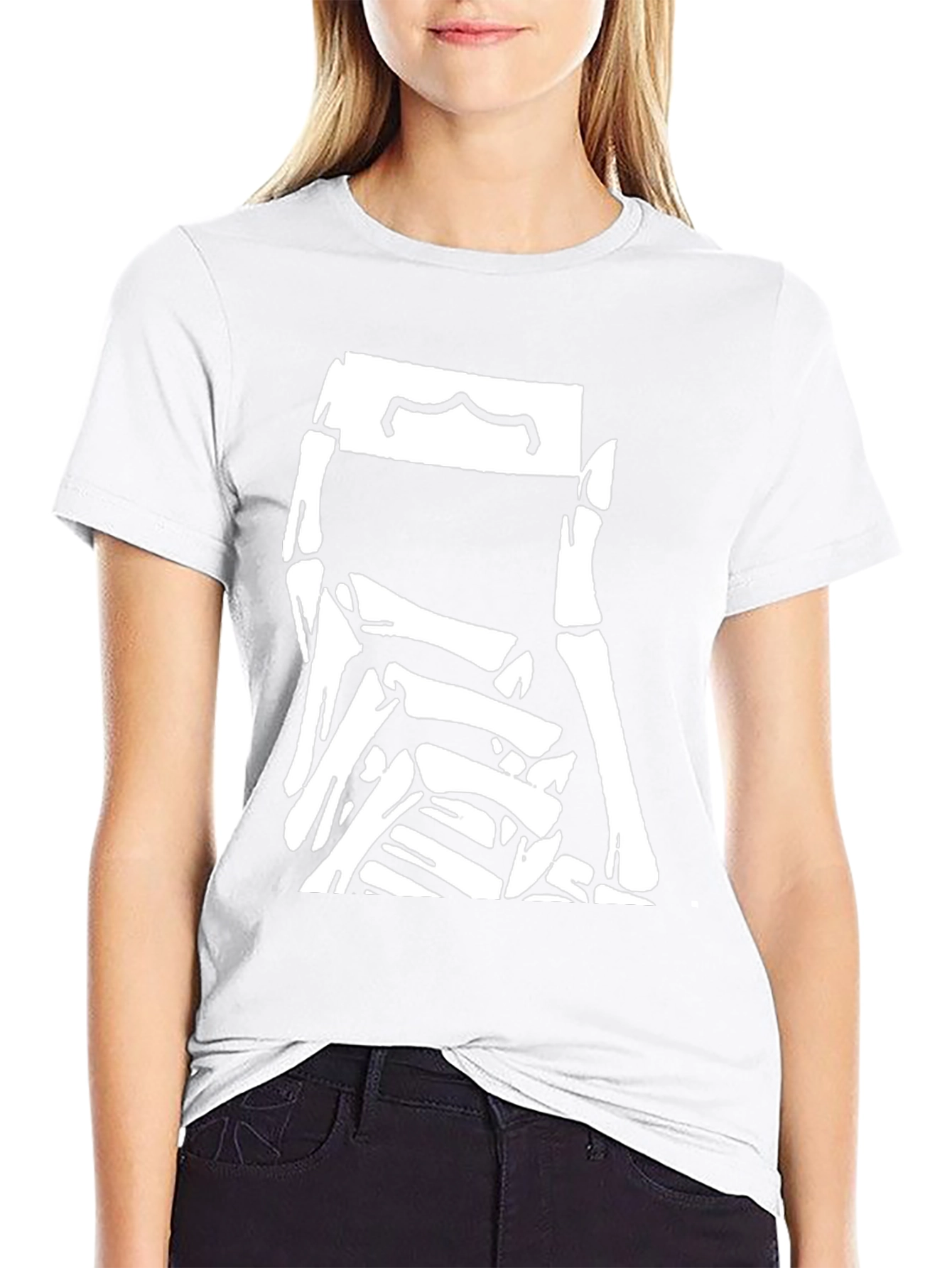 Skeleton Pile Graphic Tee - Black