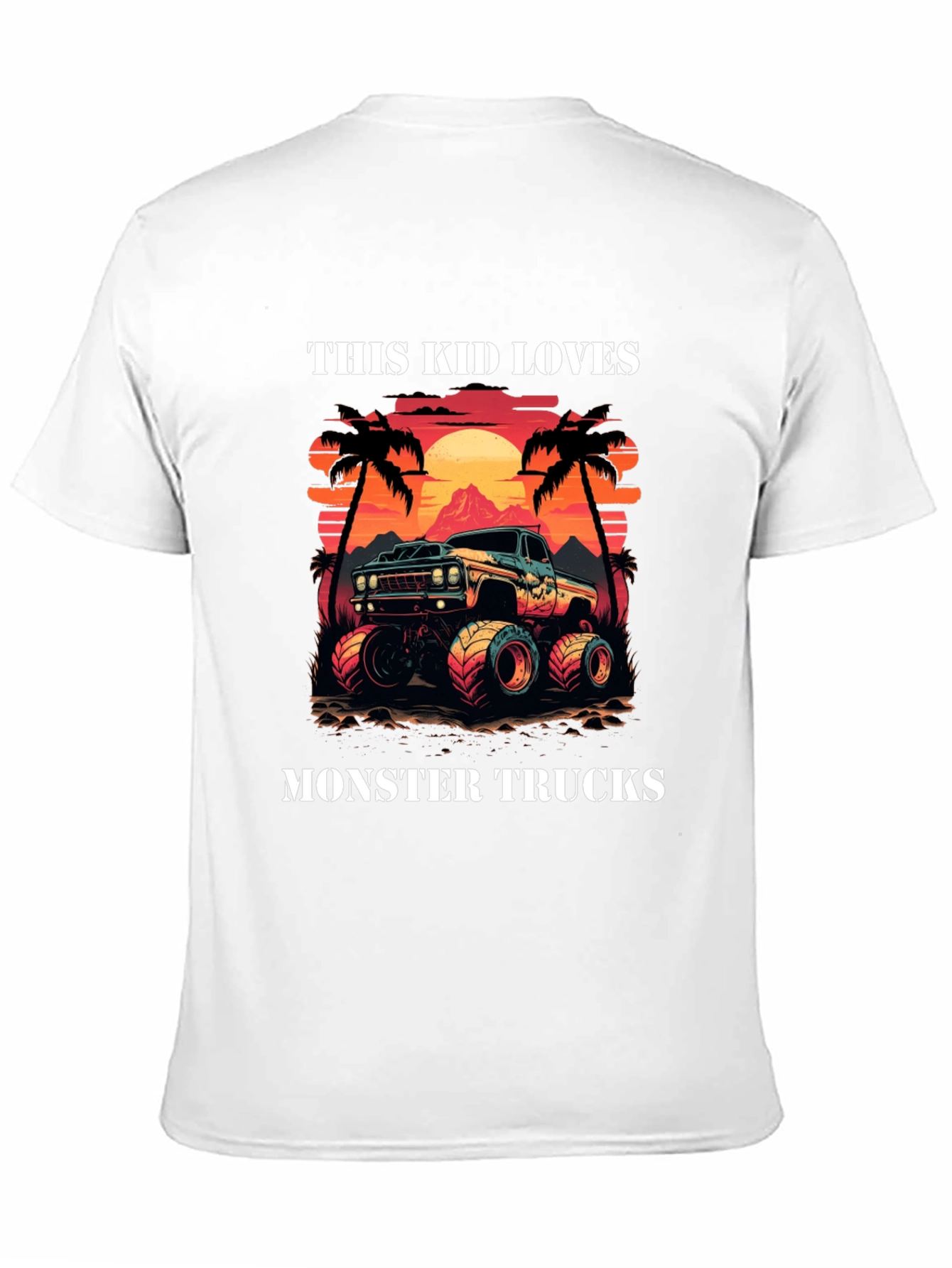 This Kid Loves Monster Trucks Tee